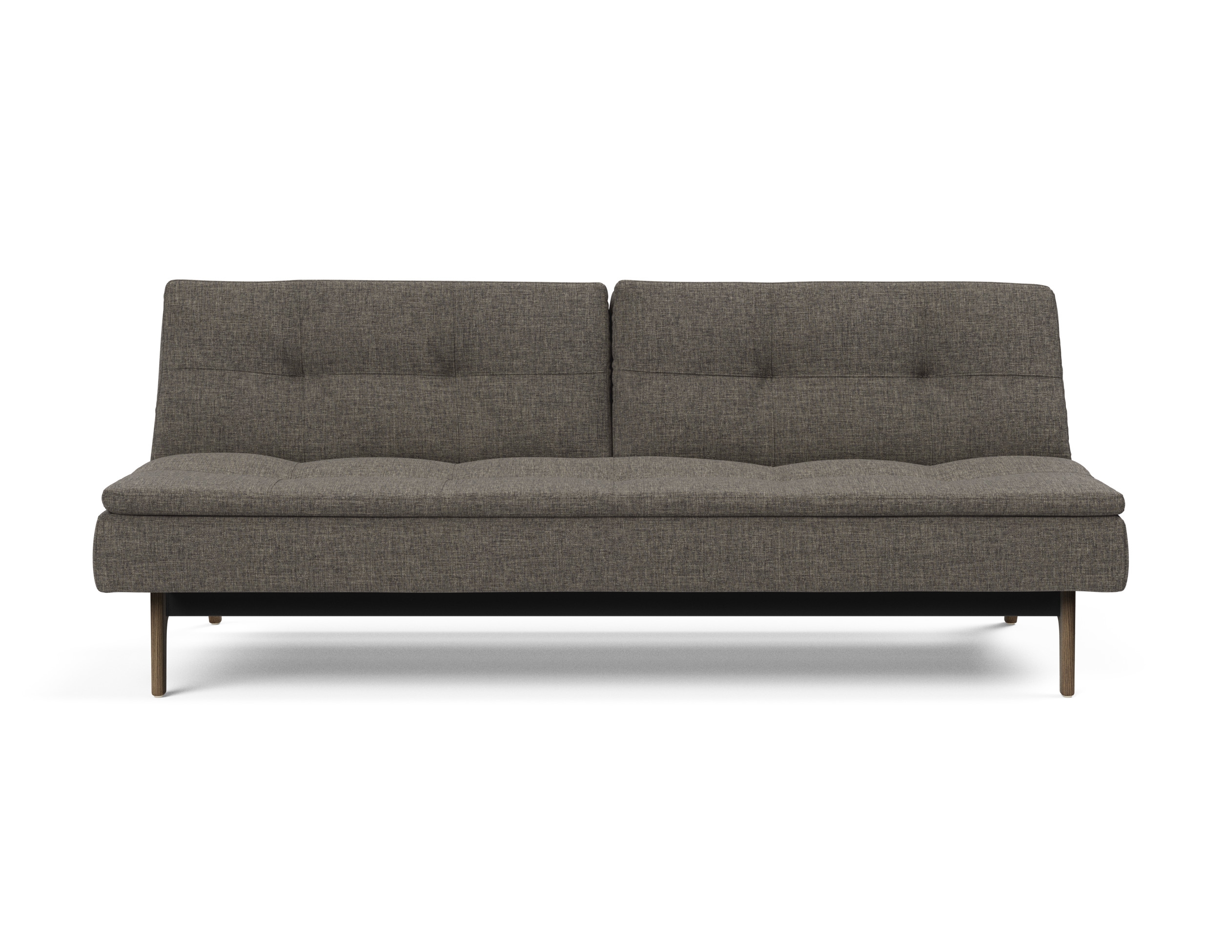 Dublexo Eik Fabric Sofa Bed w/Smoked Oak Legs