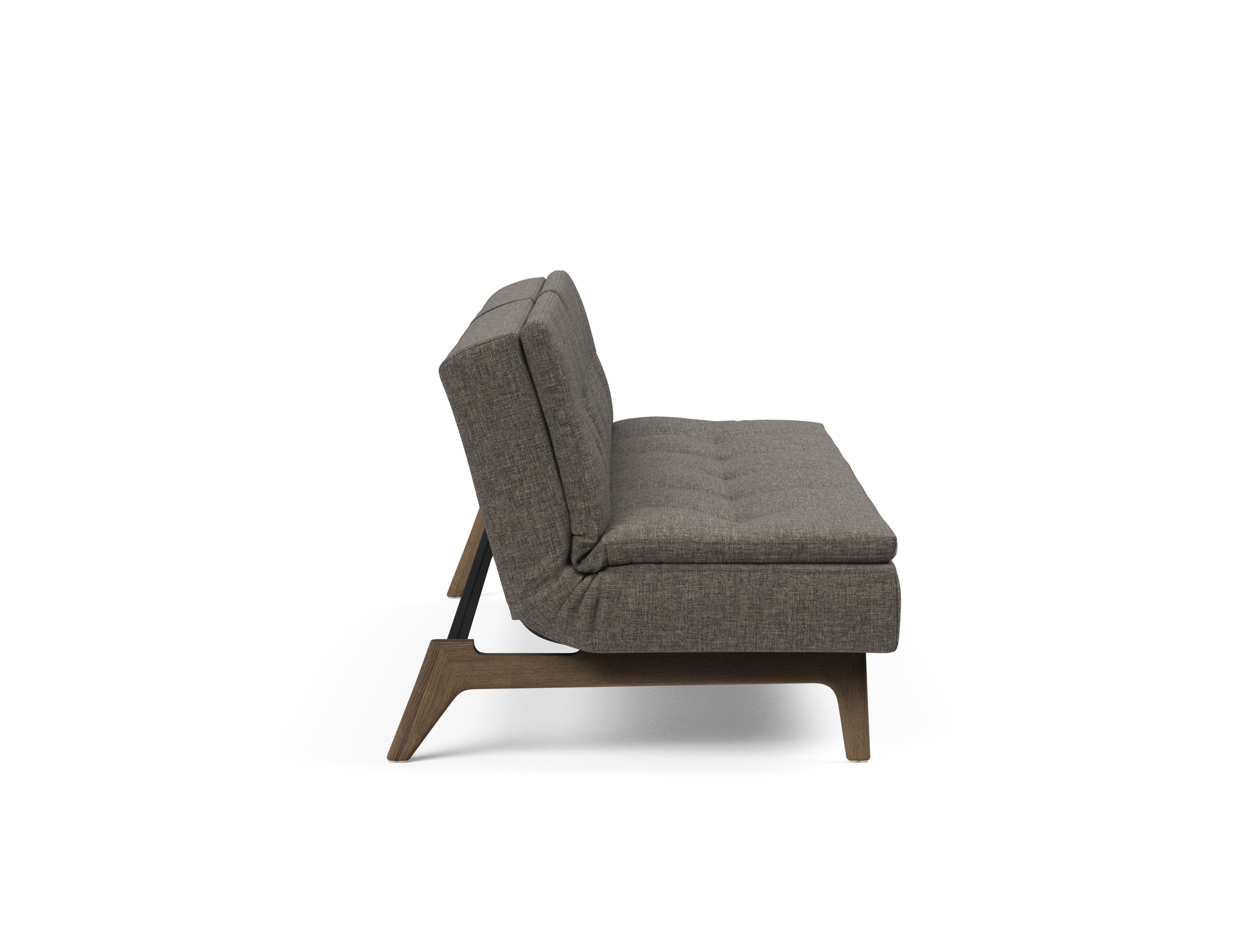 Dublexo Eik Fabric Sofa Bed w/Smoked Oak Legs