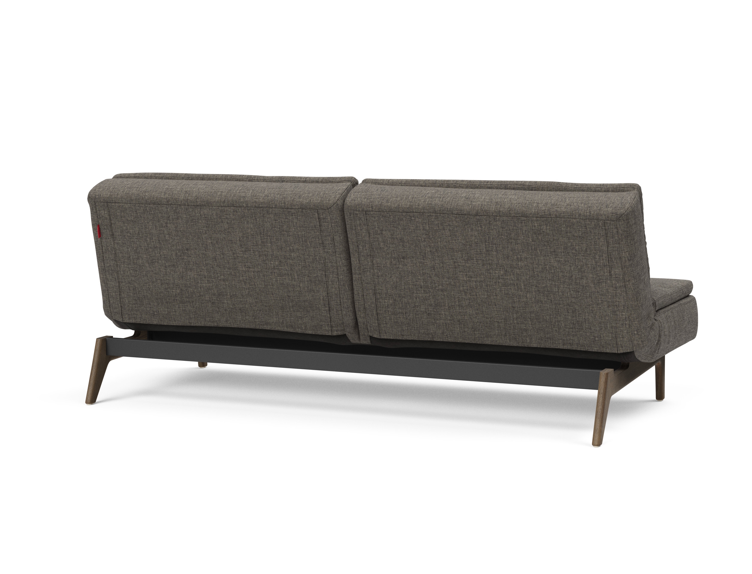 Dublexo Eik Fabric Sofa Bed w/Smoked Oak Legs