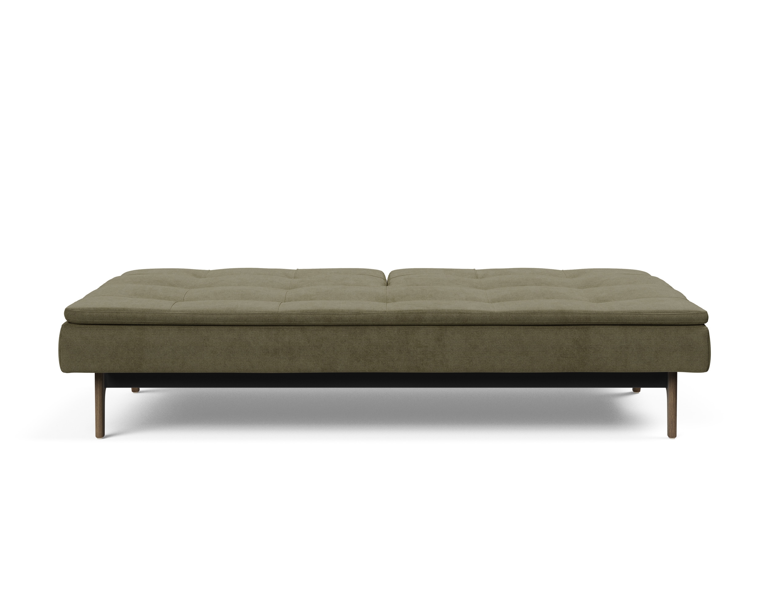 Dublexo Eik Fabric Sofa Bed w/Smoked Oak Legs