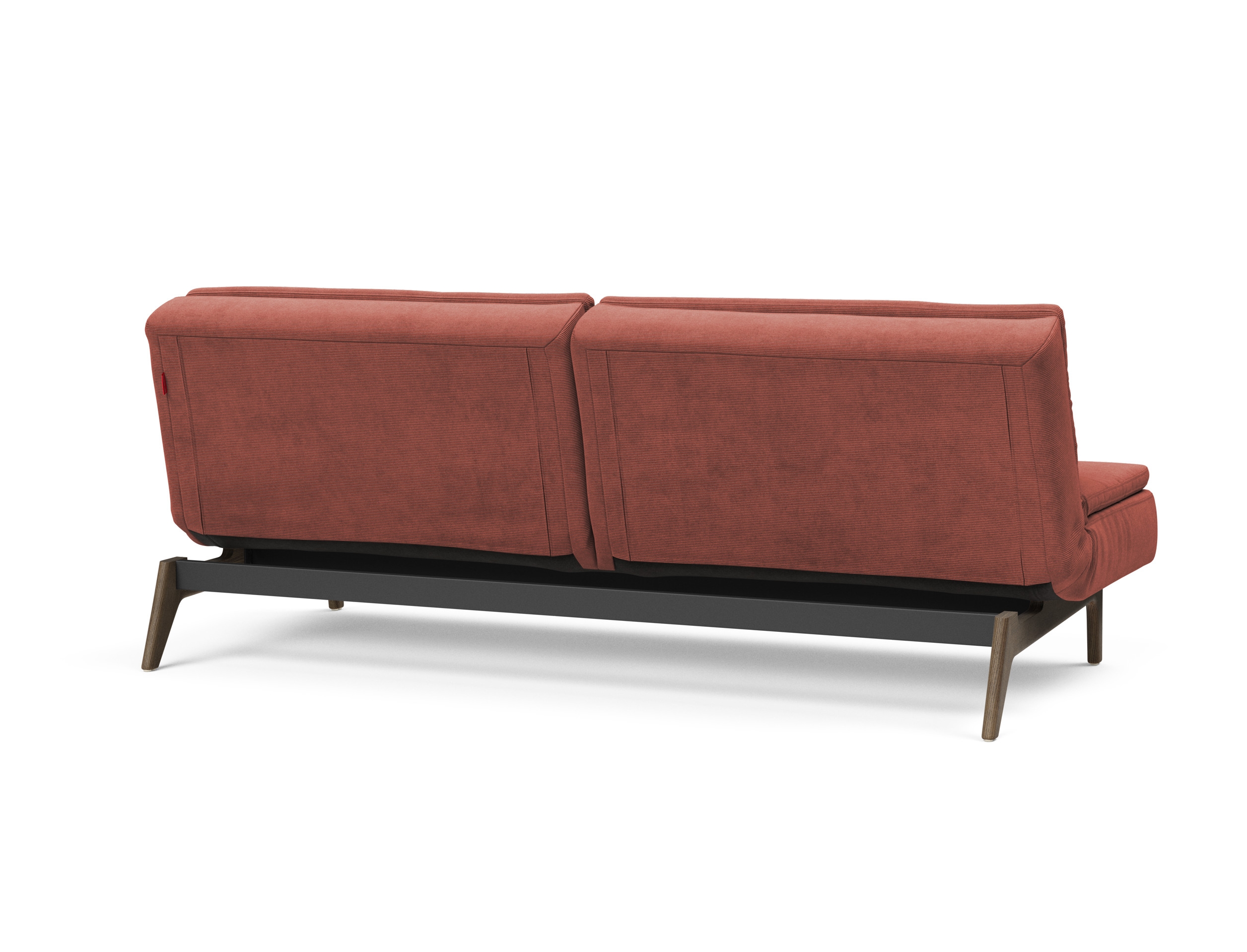 Dublexo Eik Fabric Sofa Bed w/Smoked Oak Legs