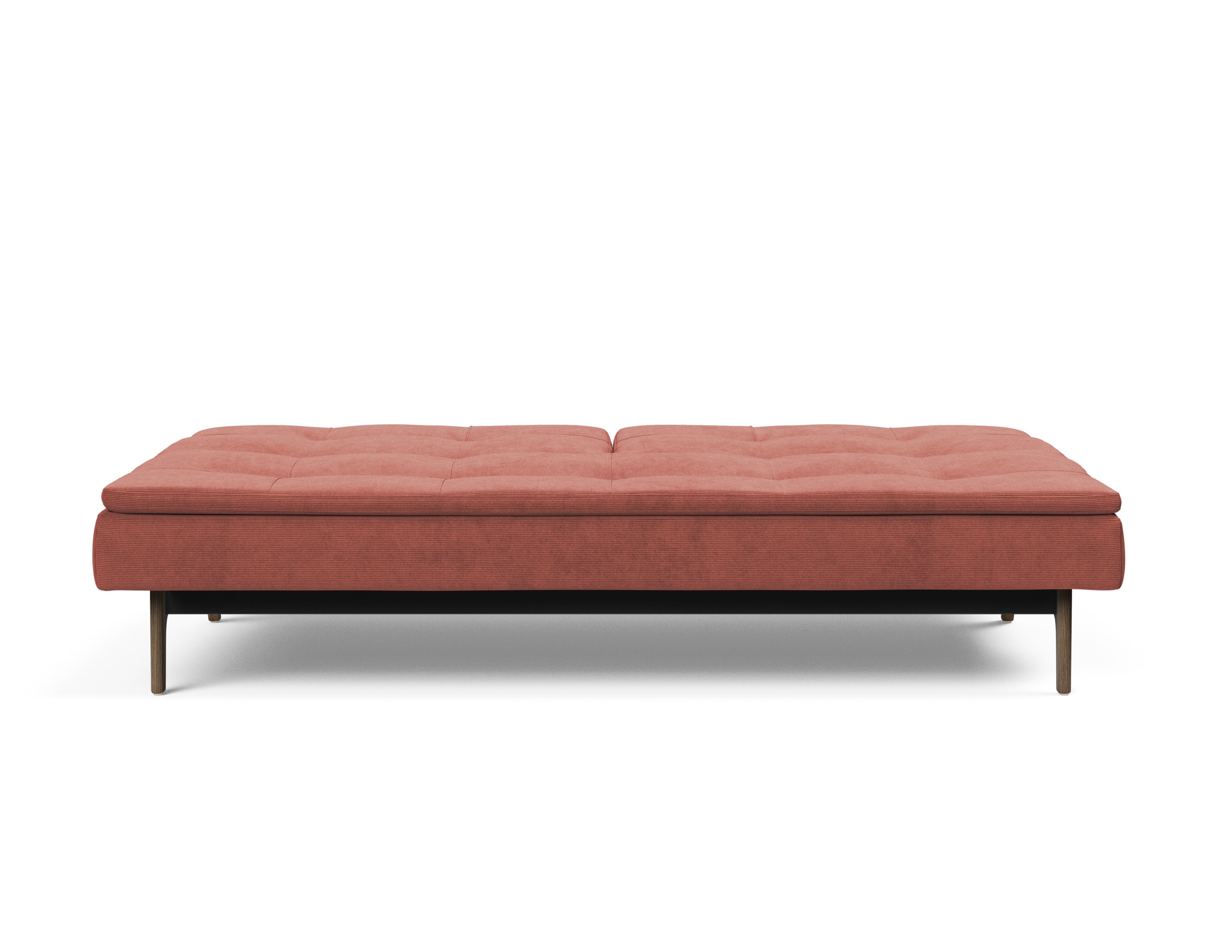 Dublexo Eik Fabric Sofa Bed w/Smoked Oak Legs