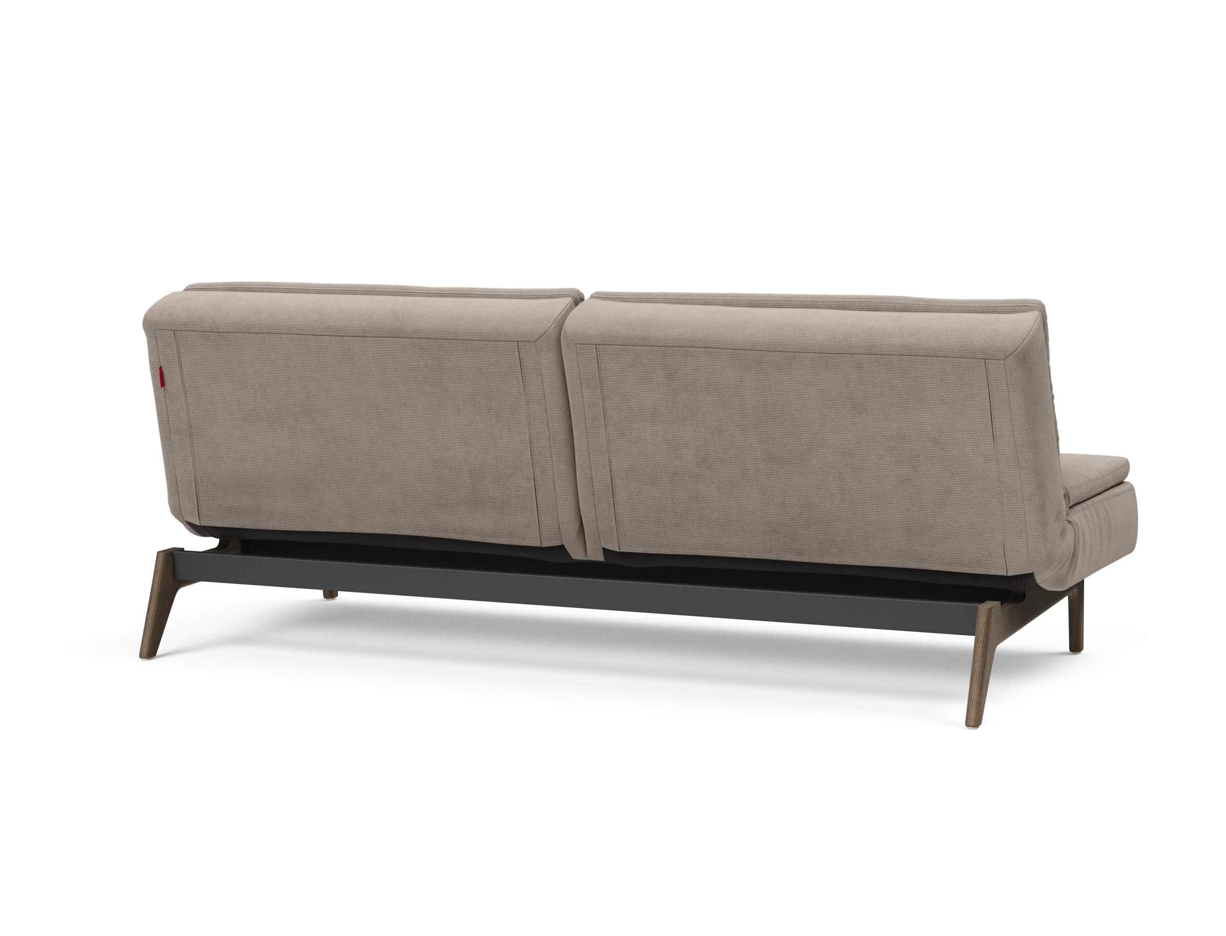 Dublexo Eik Fabric Sofa Bed w/Smoked Oak Legs