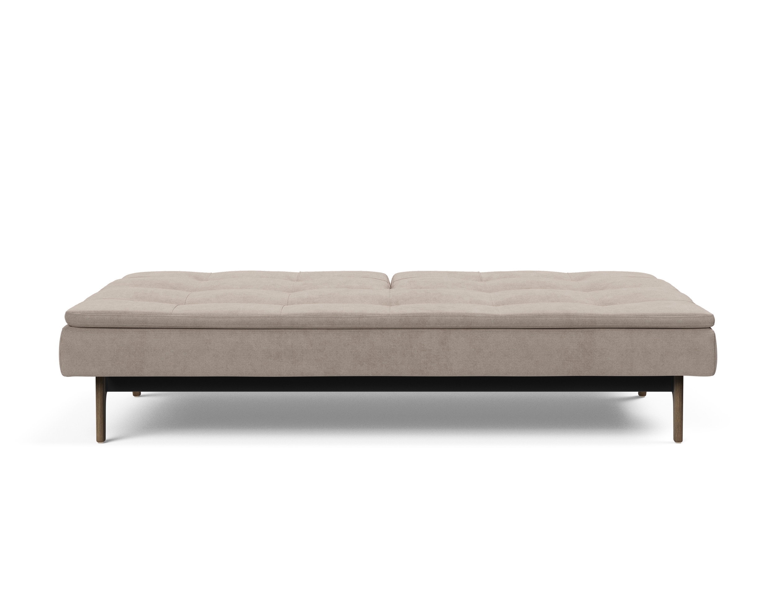 Dublexo Eik Fabric Sofa Bed w/Smoked Oak Legs