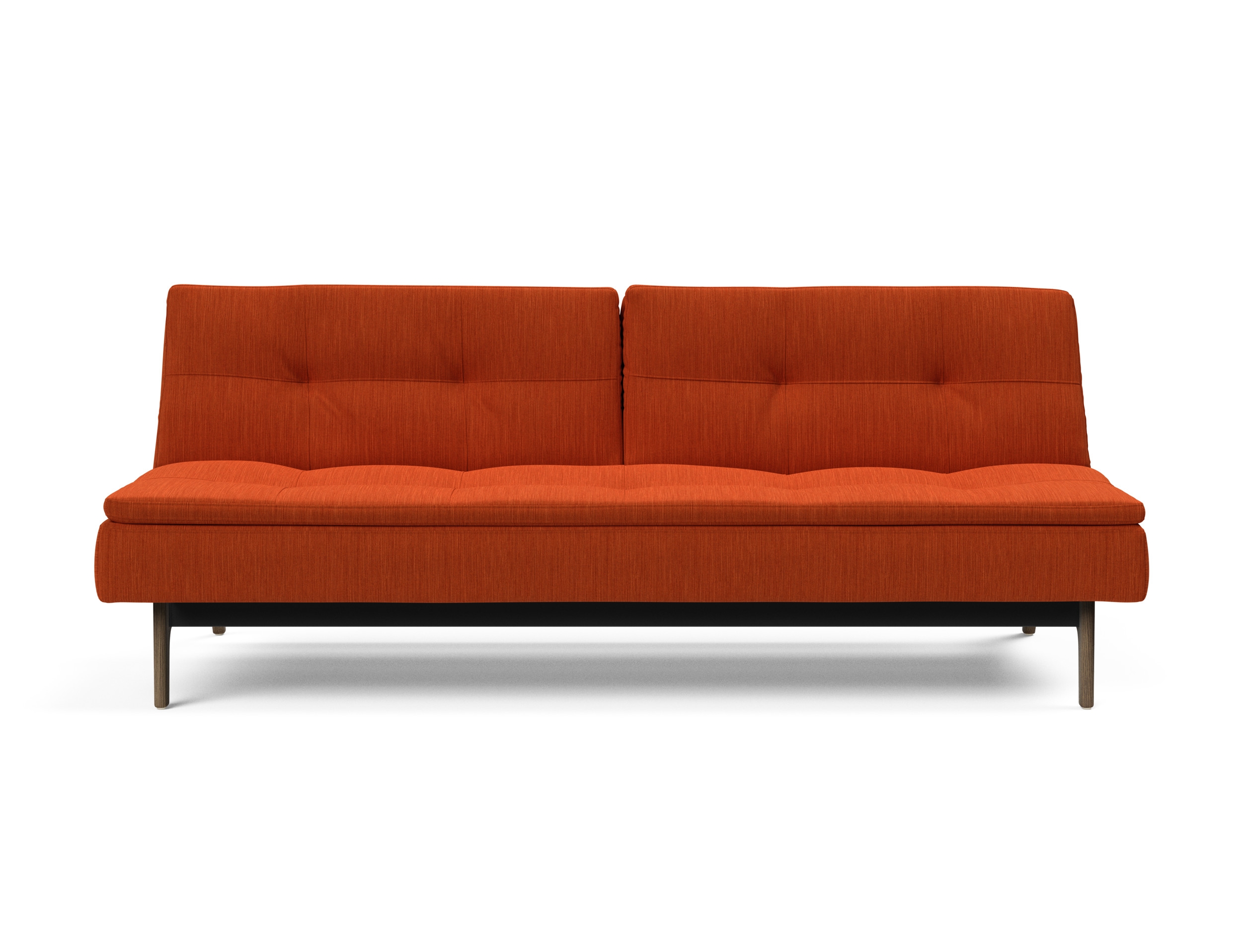 Dublexo Eik Fabric Sofa Bed w/Smoked Oak Legs