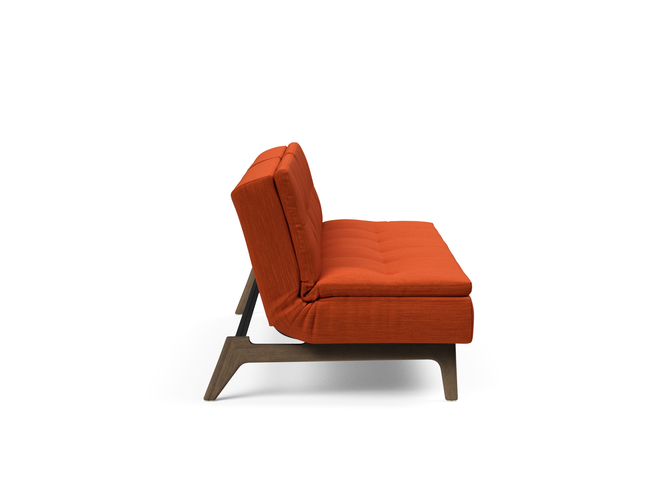 Dublexo Eik Fabric Sofa Bed w/Smoked Oak Legs