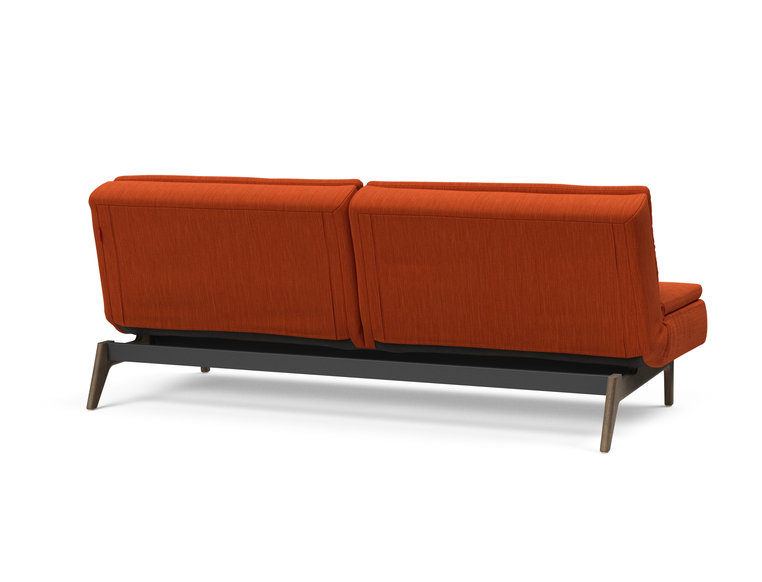 Dublexo Eik Fabric Sofa Bed w/Smoked Oak Legs