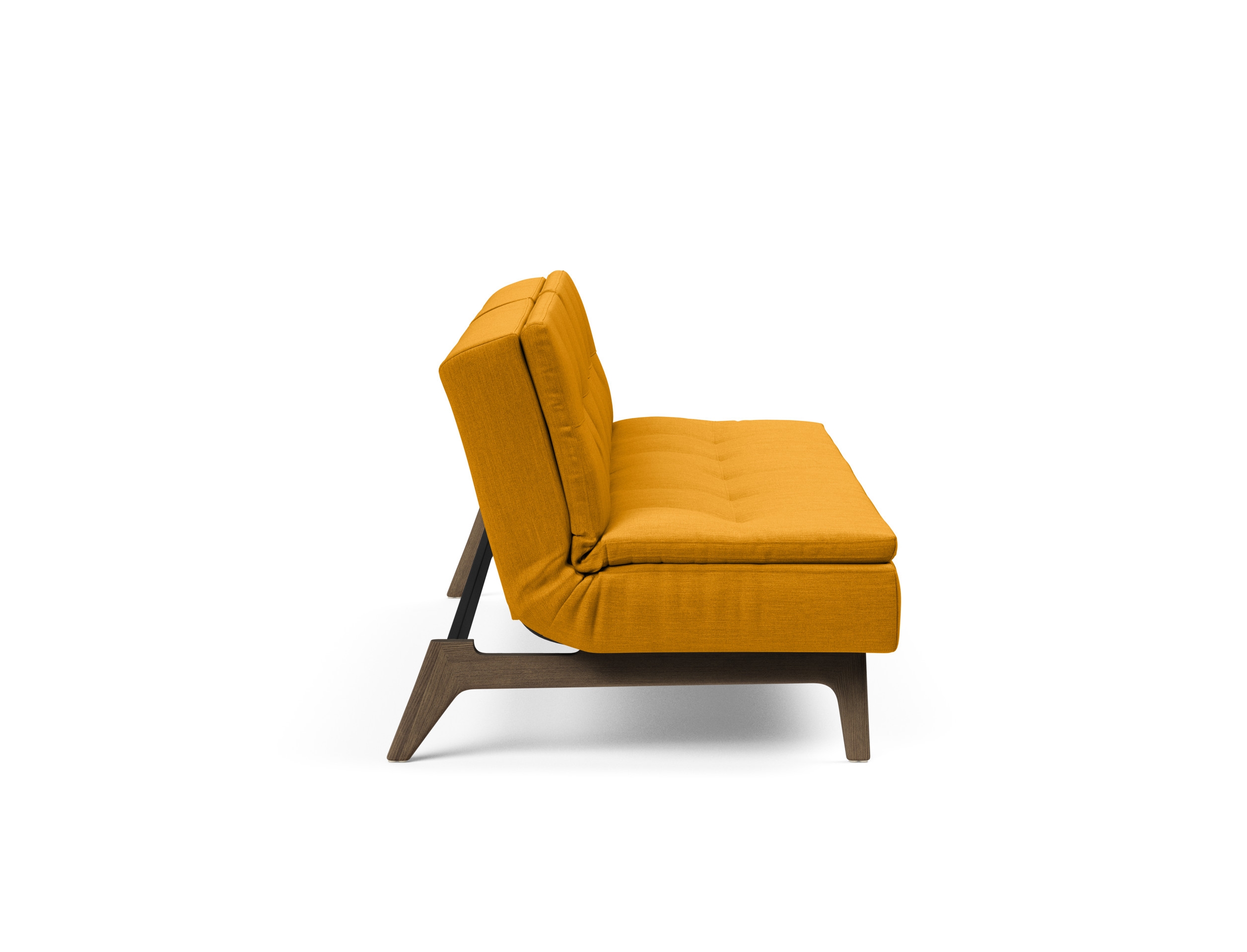 Dublexo Eik Fabric Sofa Bed w/Smoked Oak Legs