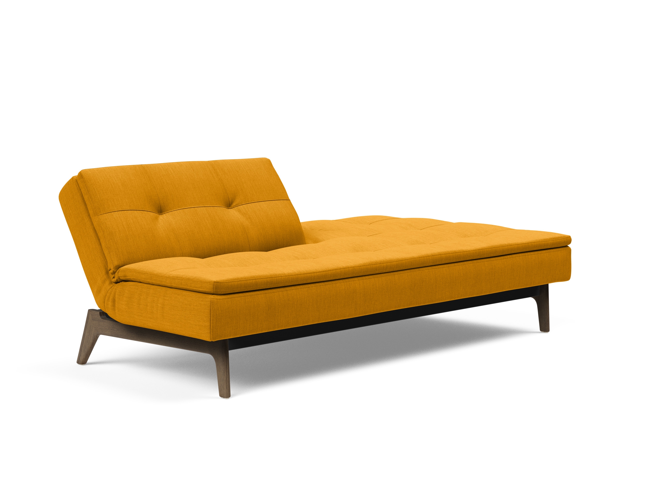 Dublexo Eik Fabric Sofa Bed w/Smoked Oak Legs