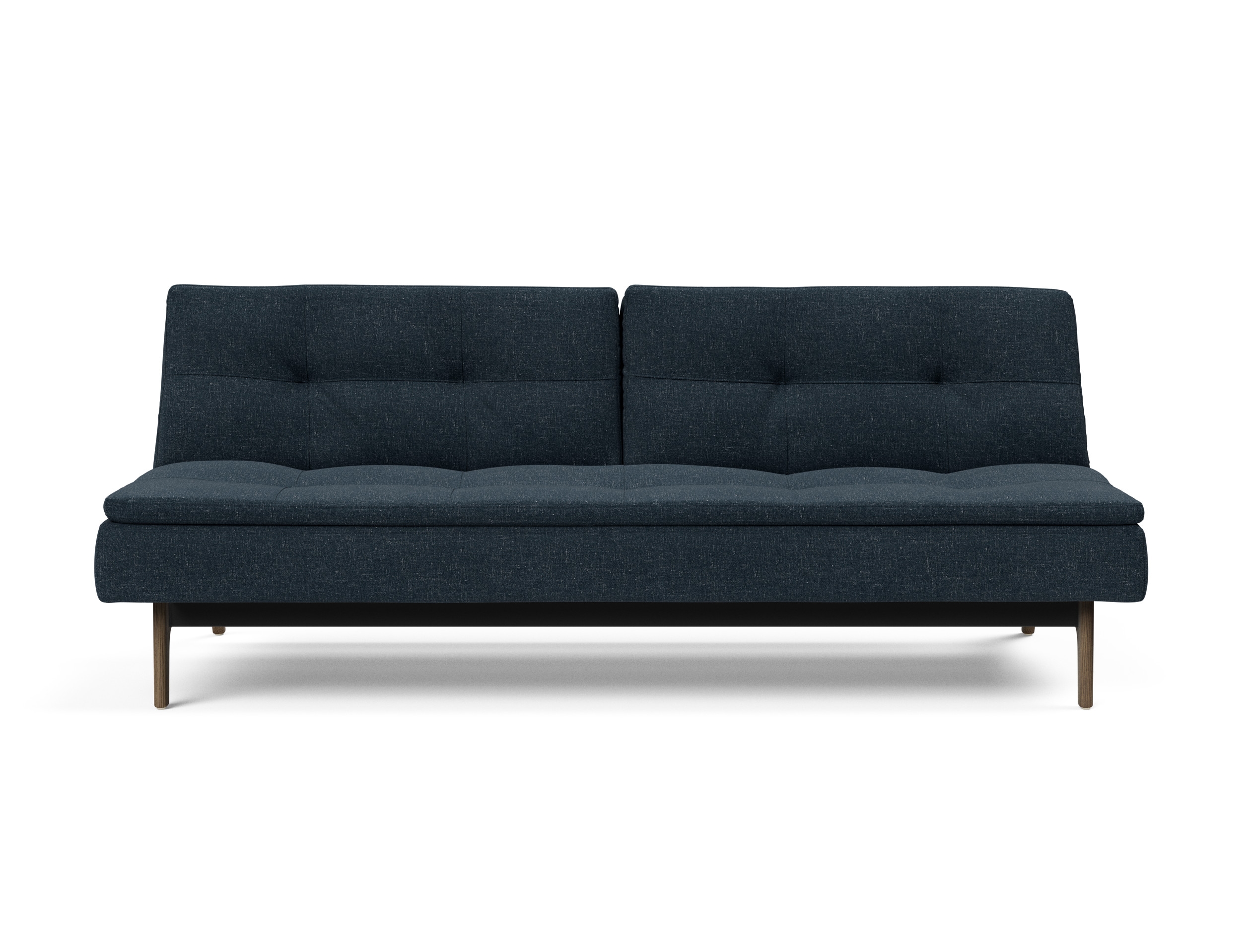 Dublexo Eik Fabric Sofa Bed w/Smoked Oak Legs
