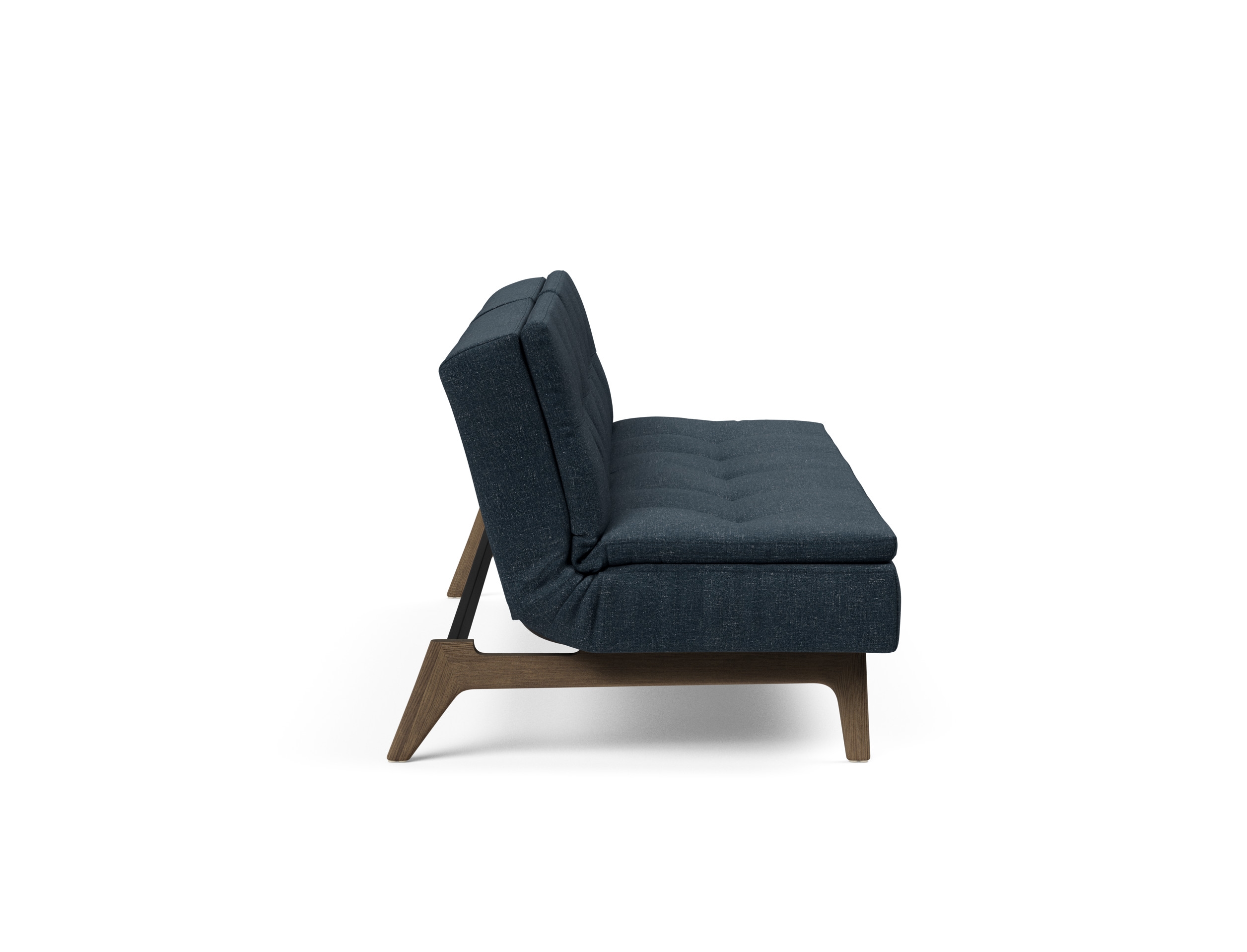 Dublexo Eik Fabric Sofa Bed w/Smoked Oak Legs