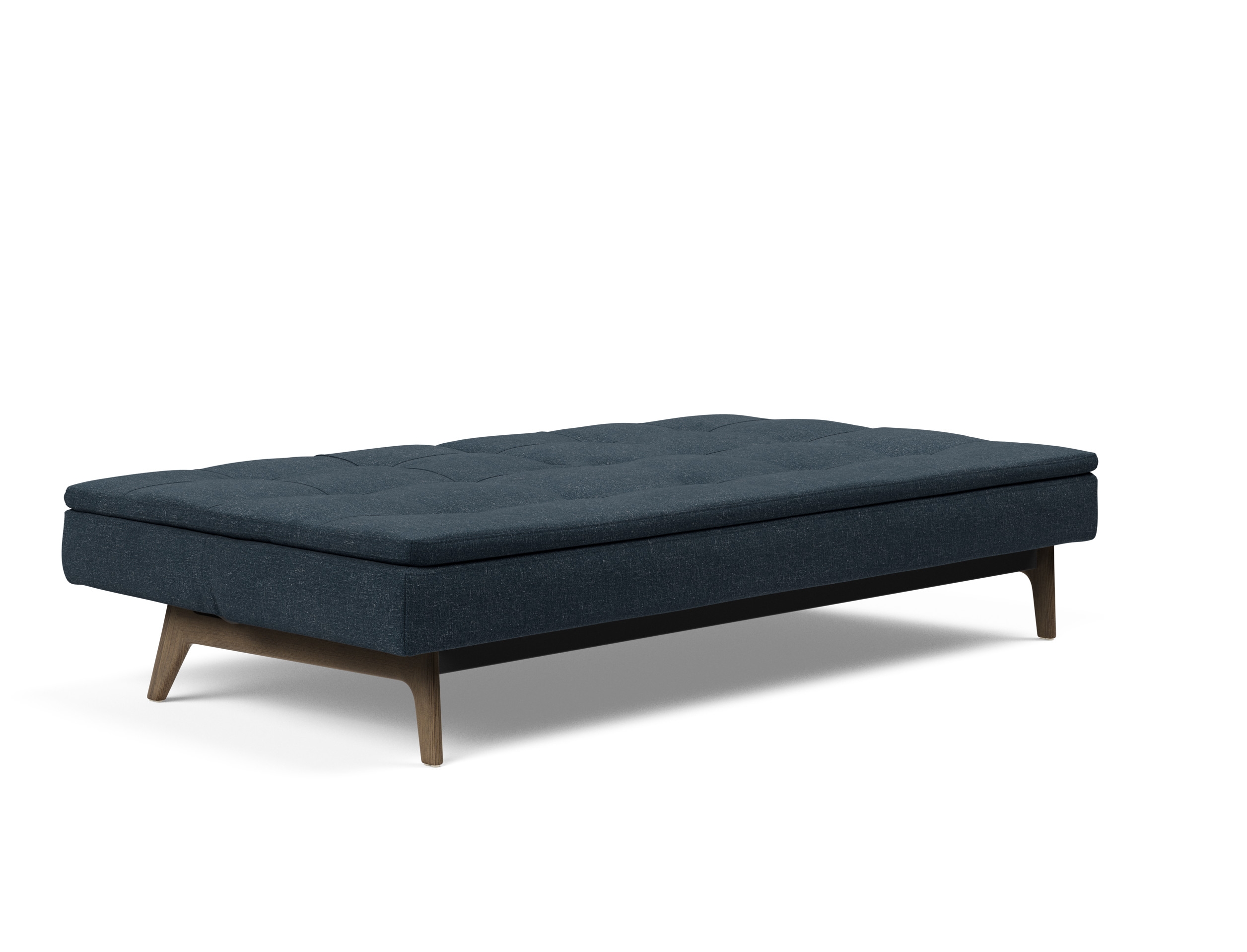 Dublexo Eik Fabric Sofa Bed w/Smoked Oak Legs