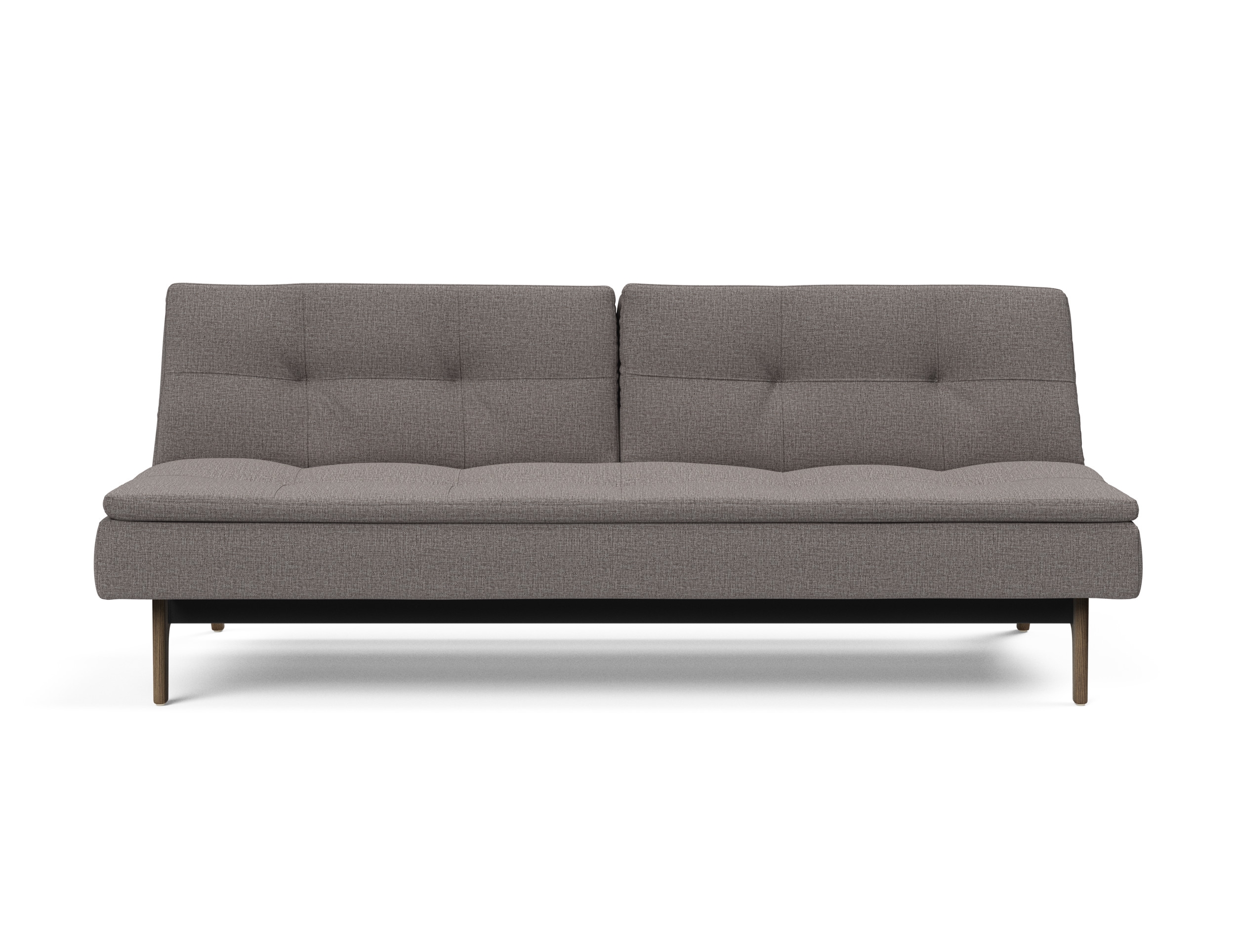 Dublexo Eik Fabric Sofa Bed w/Smoked Oak Legs