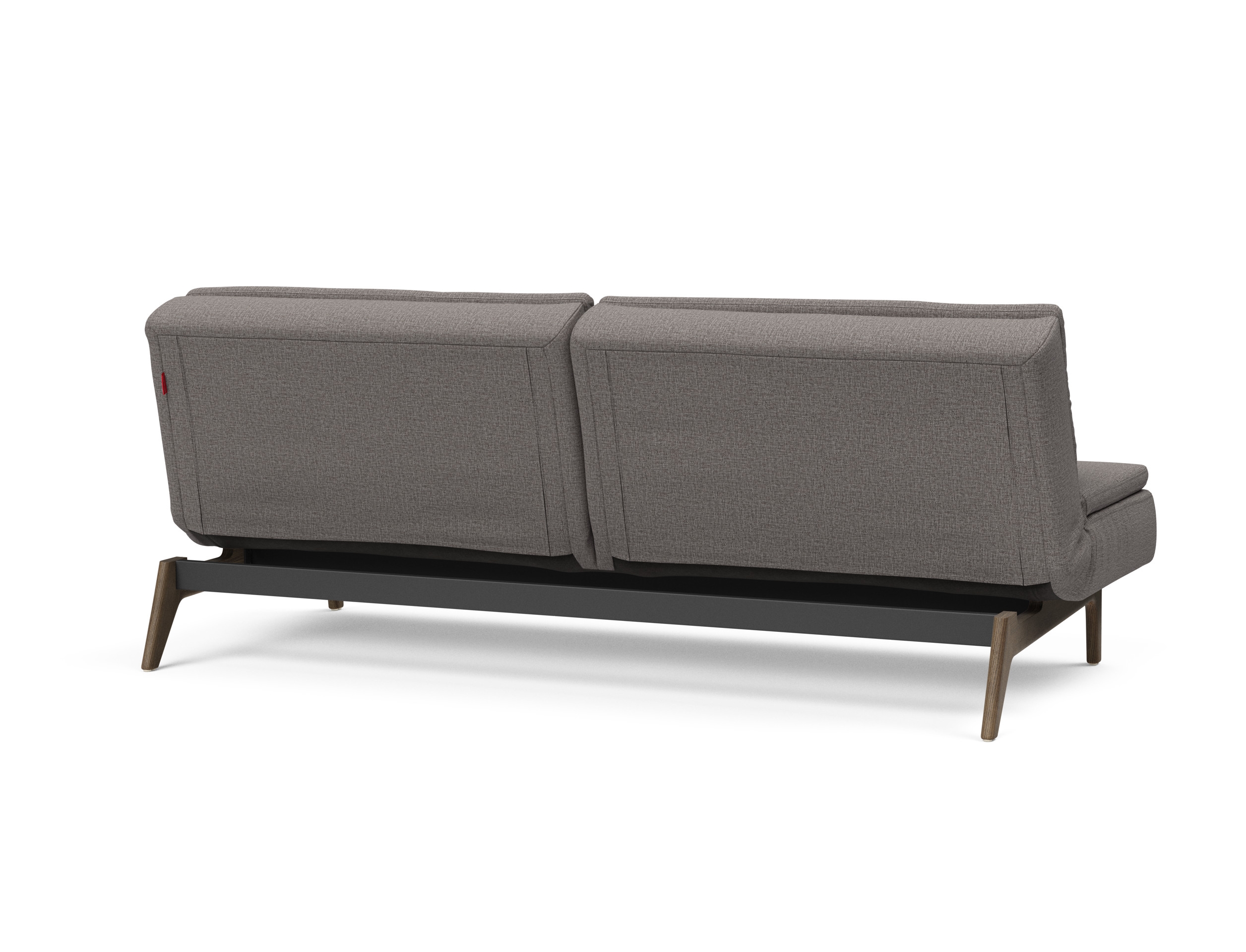 Dublexo Eik Fabric Sofa Bed w/Smoked Oak Legs