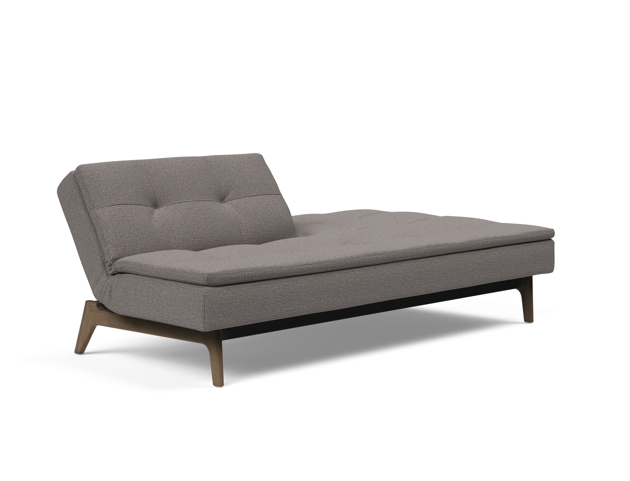 Dublexo Eik Fabric Sofa Bed w/Smoked Oak Legs