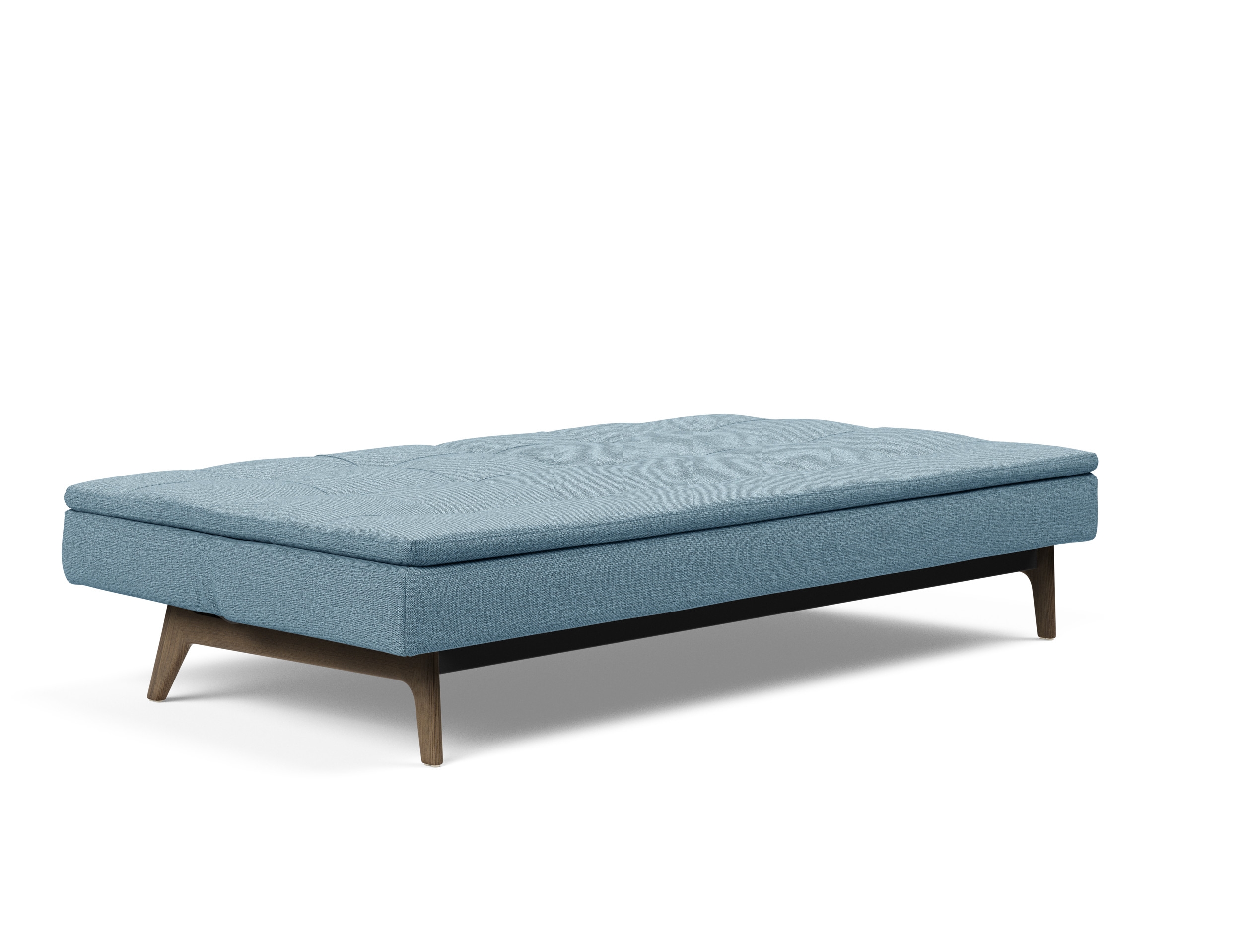 Dublexo Eik Fabric Sofa Bed w/Smoked Oak Legs