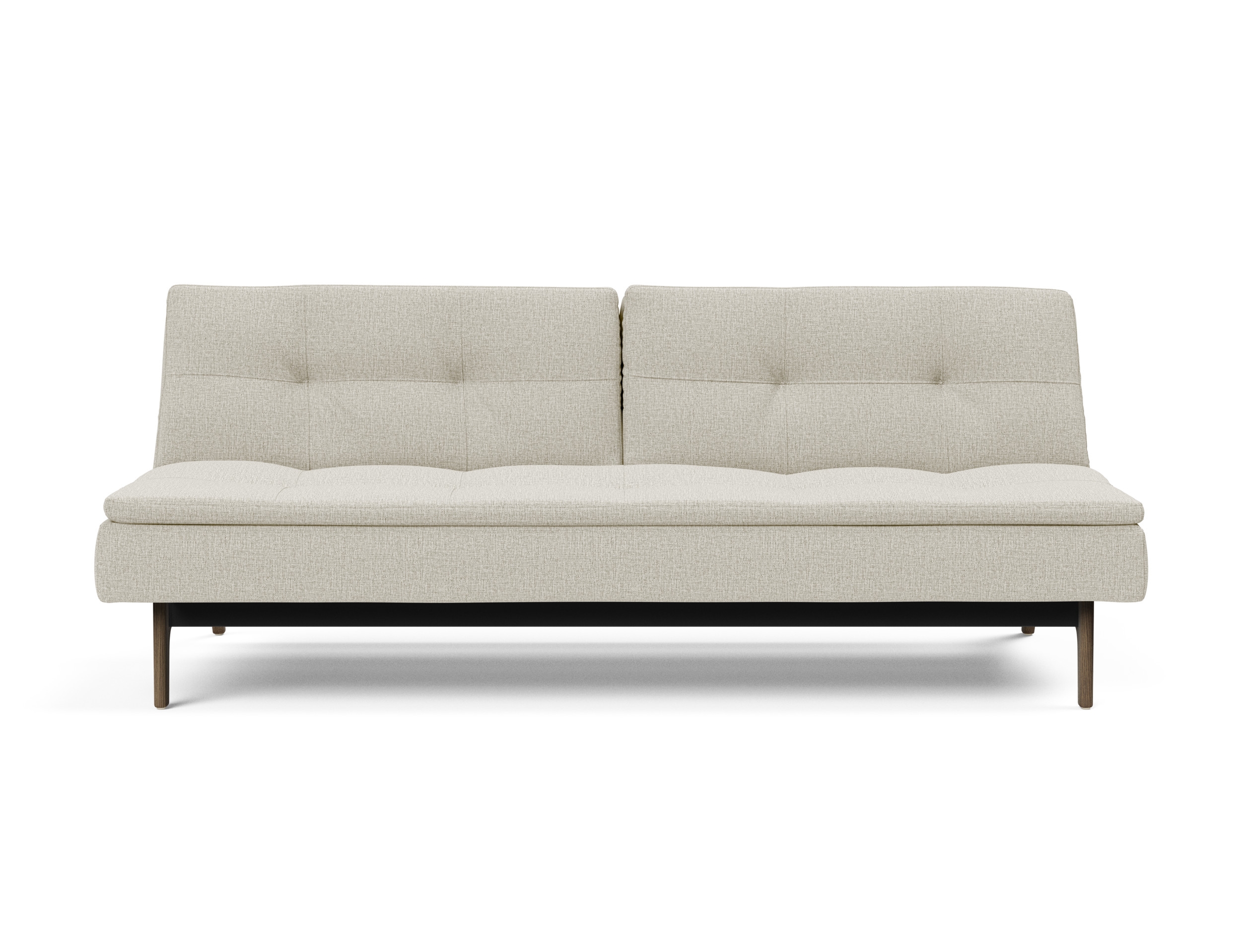 Dublexo Eik Fabric Sofa Bed w/Smoked Oak Legs