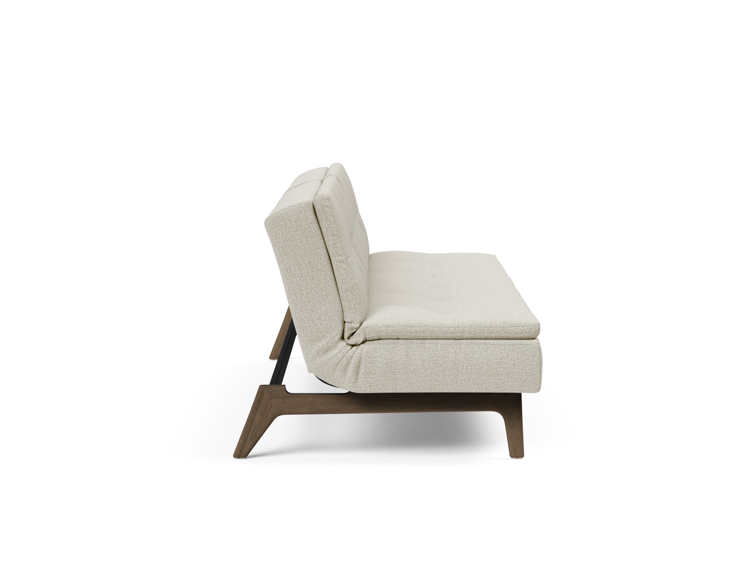 Dublexo Eik Fabric Sofa Bed w/Smoked Oak Legs