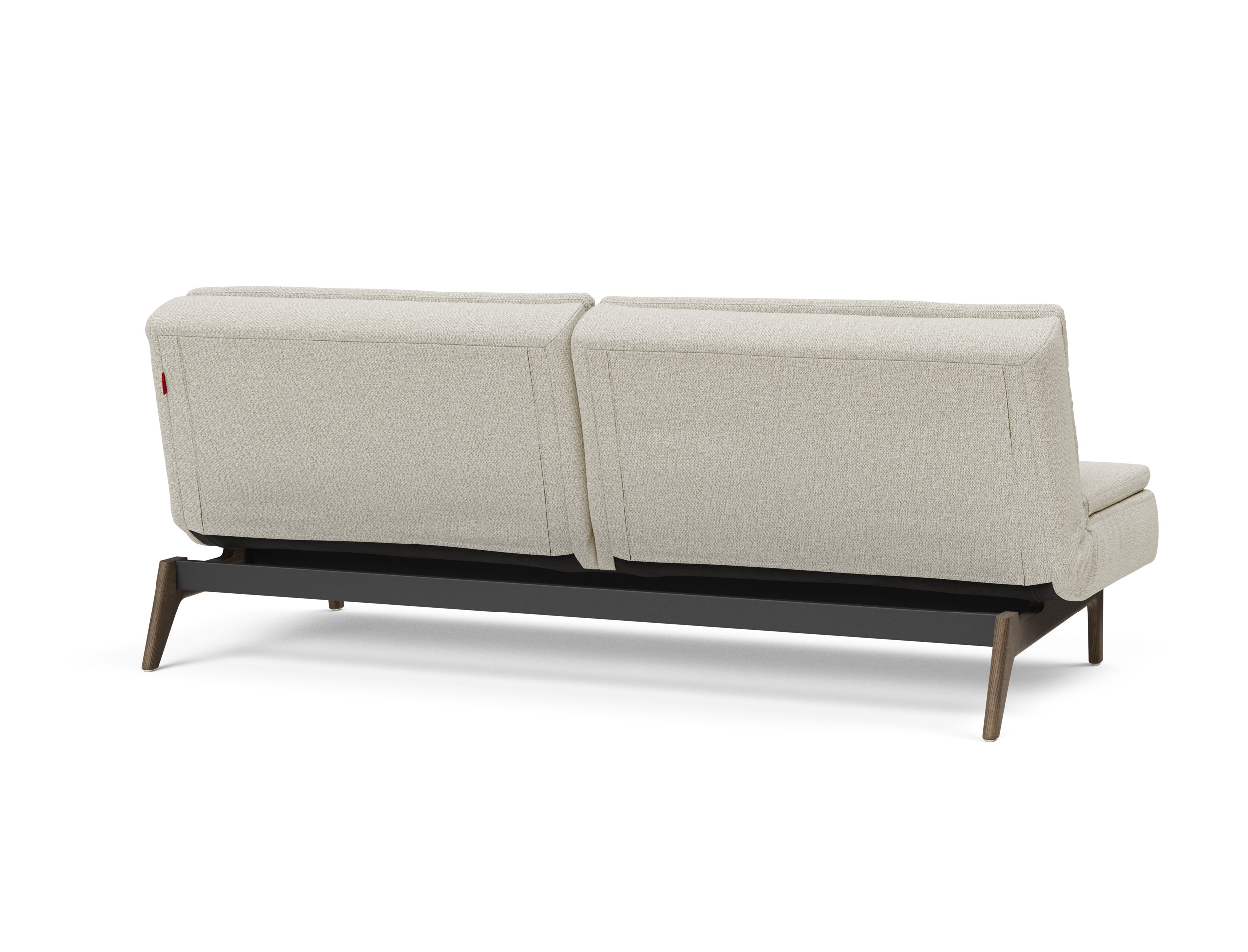 Dublexo Eik Fabric Sofa Bed w/Smoked Oak Legs