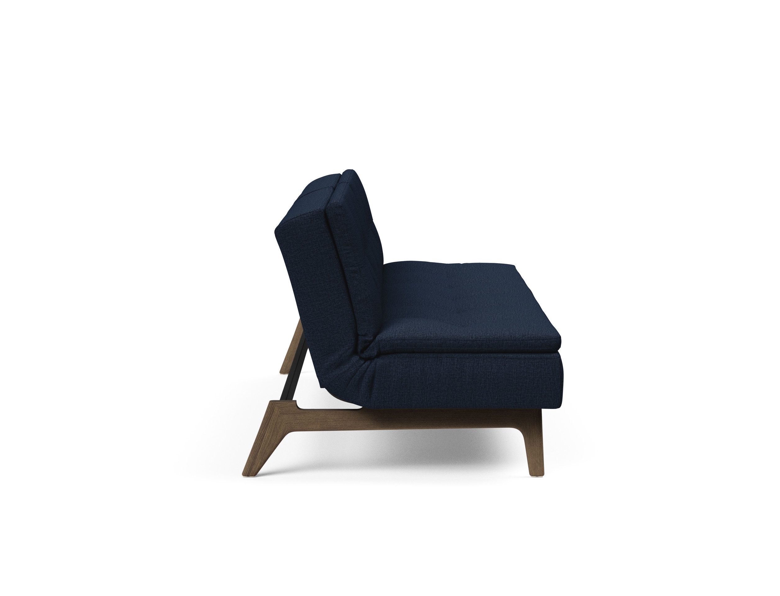 Dublexo Eik Fabric Sofa Bed w/Smoked Oak Legs