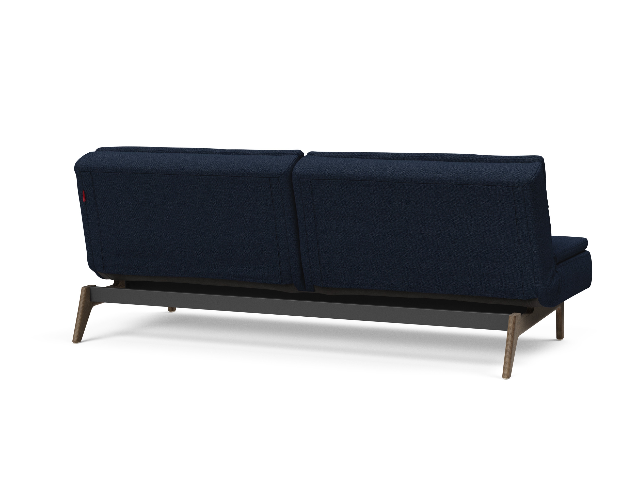 Dublexo Eik Fabric Sofa Bed w/Smoked Oak Legs