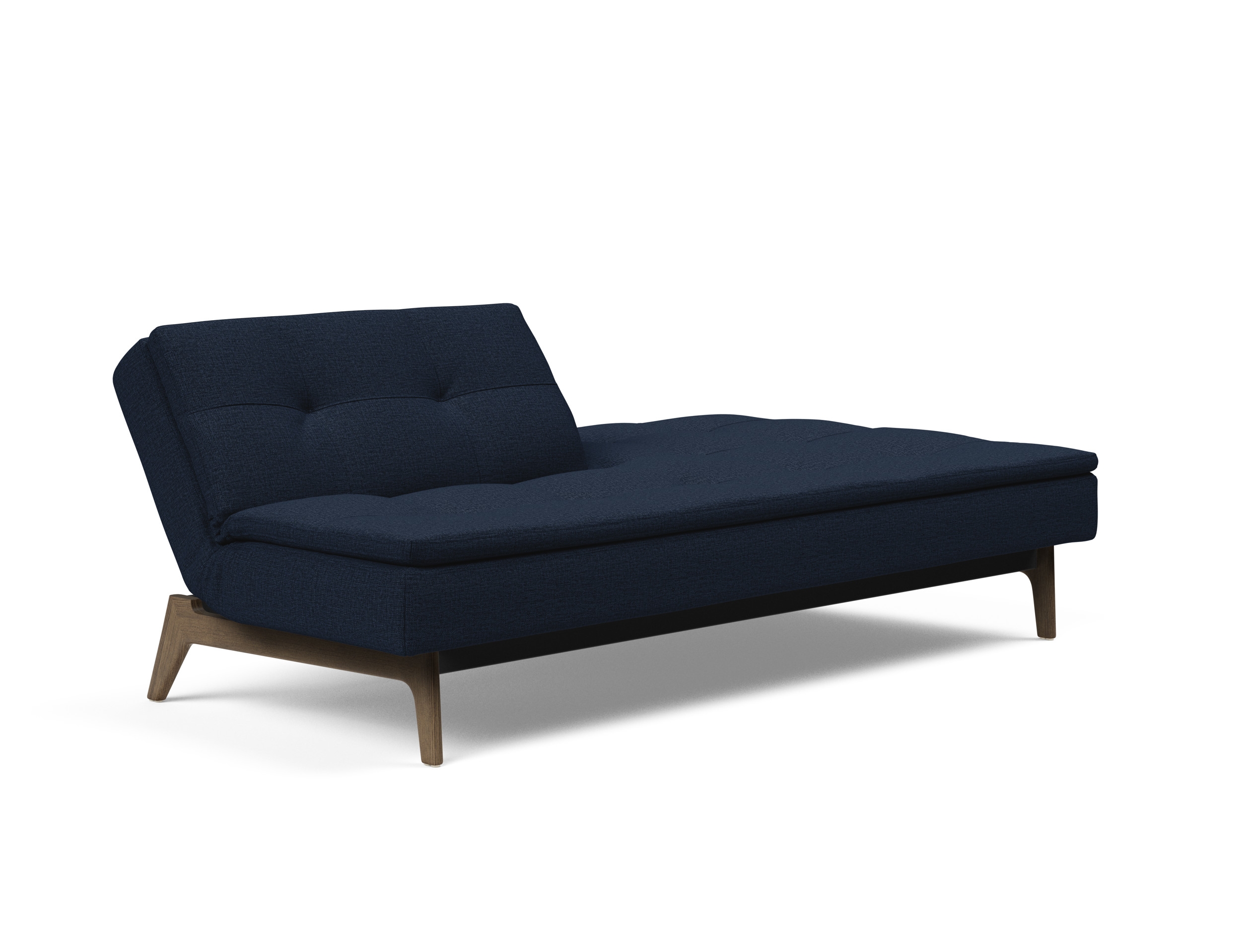 Dublexo Eik Fabric Sofa Bed w/Smoked Oak Legs