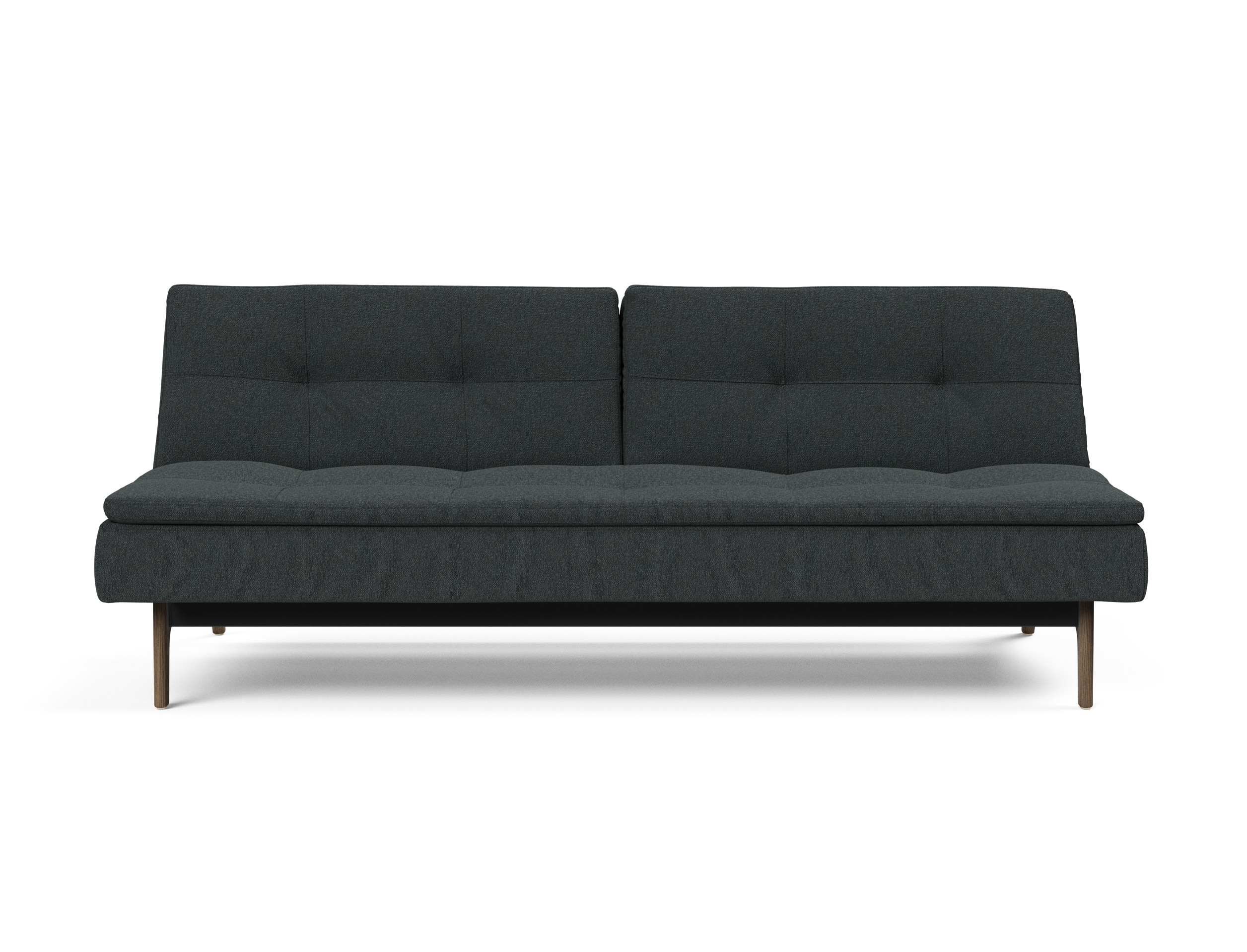 Dublexo Eik Fabric Sofa Bed w/Smoked Oak Legs