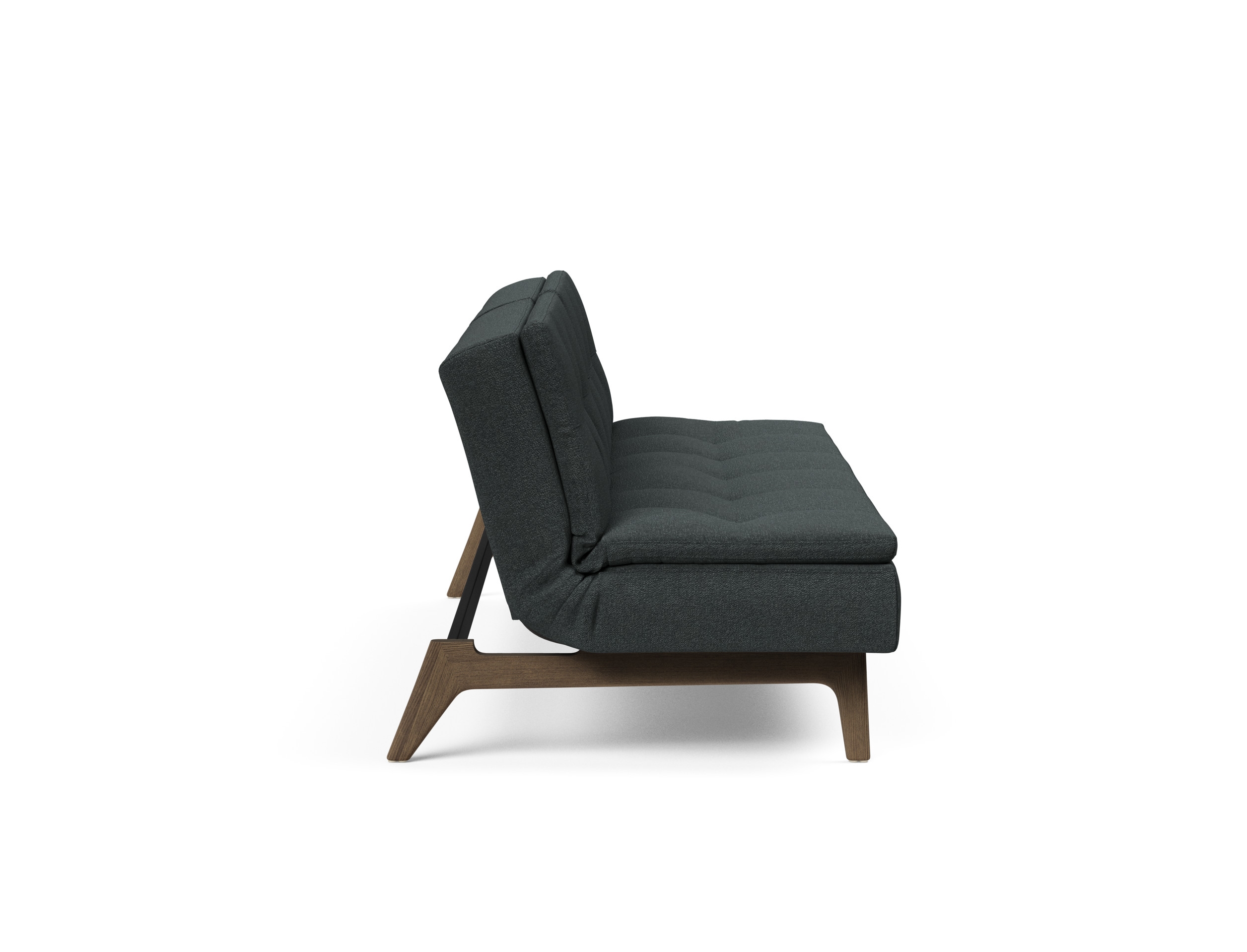 Dublexo Eik Fabric Sofa Bed w/Smoked Oak Legs