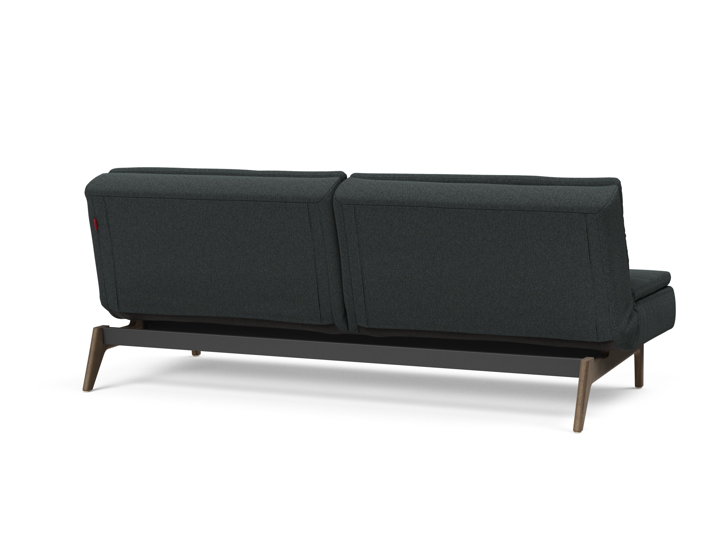 Dublexo Eik Fabric Sofa Bed w/Smoked Oak Legs