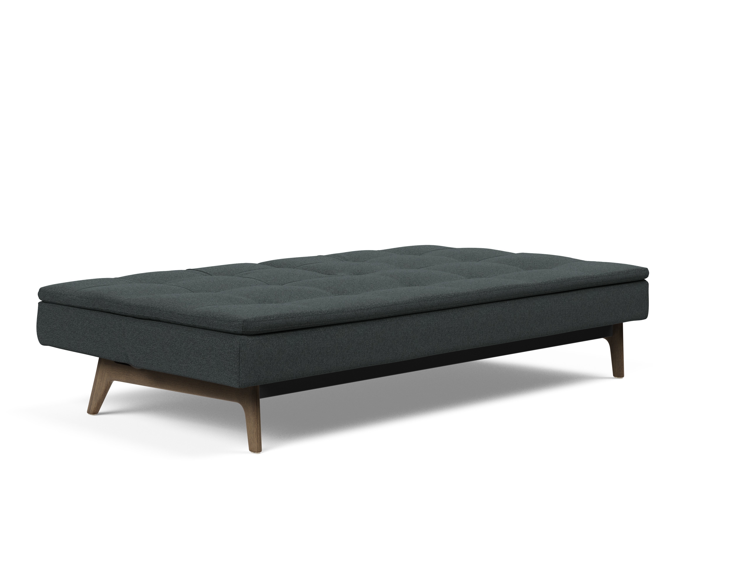 Dublexo Eik Fabric Sofa Bed w/Smoked Oak Legs
