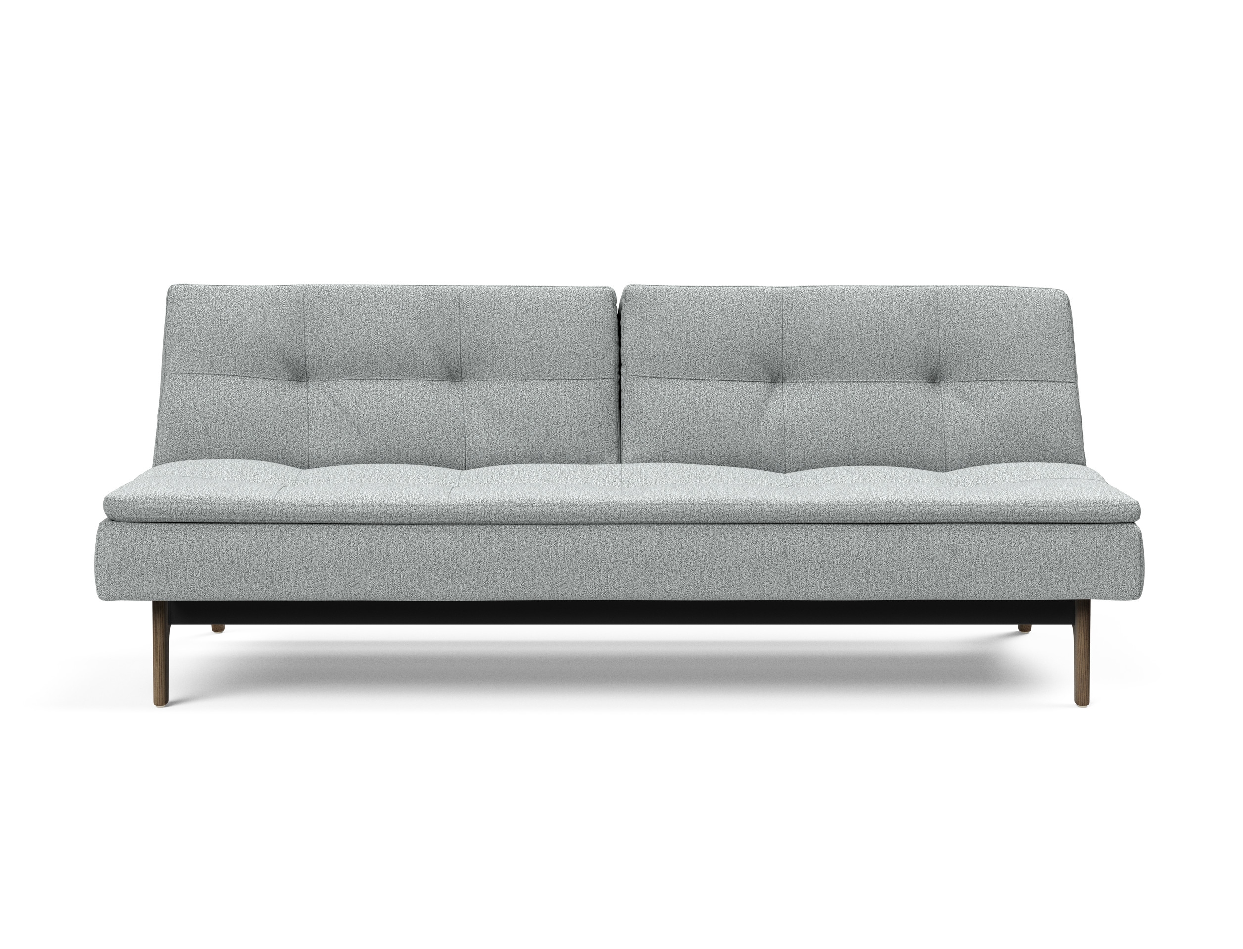 Dublexo Eik Fabric Sofa Bed w/Smoked Oak Legs