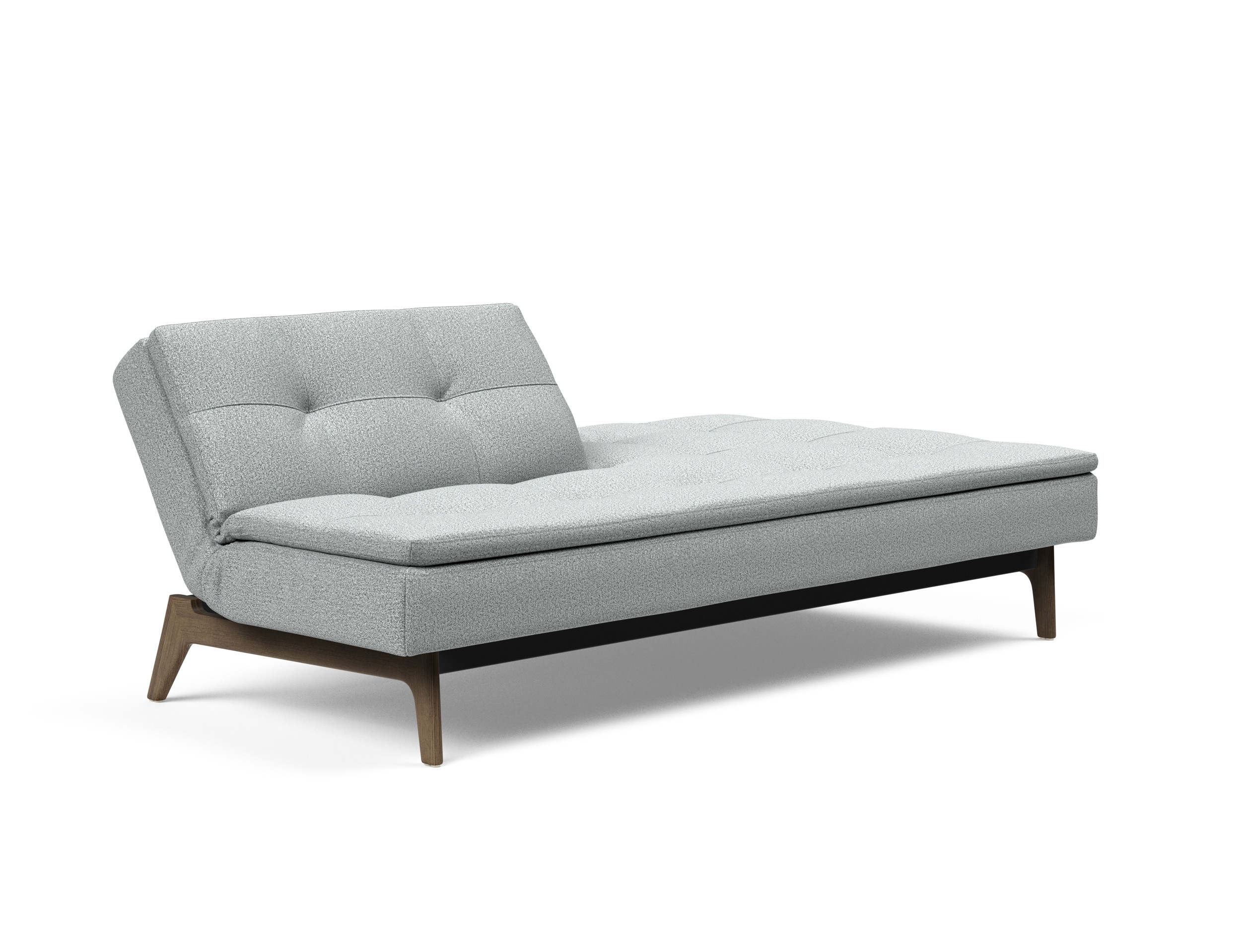 Dublexo Eik Fabric Sofa Bed w/Smoked Oak Legs