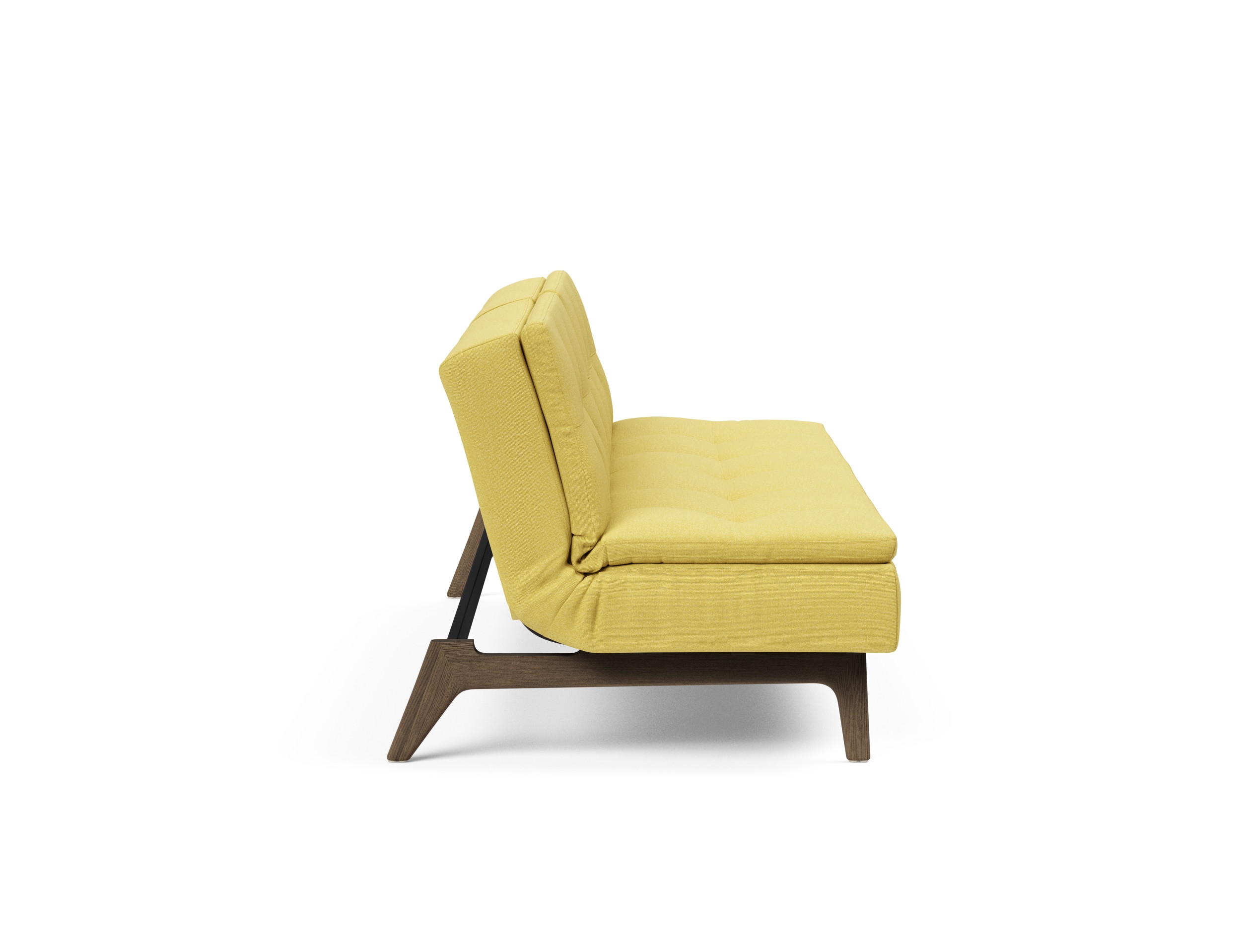 Dublexo Eik Fabric Sofa Bed w/Smoked Oak Legs
