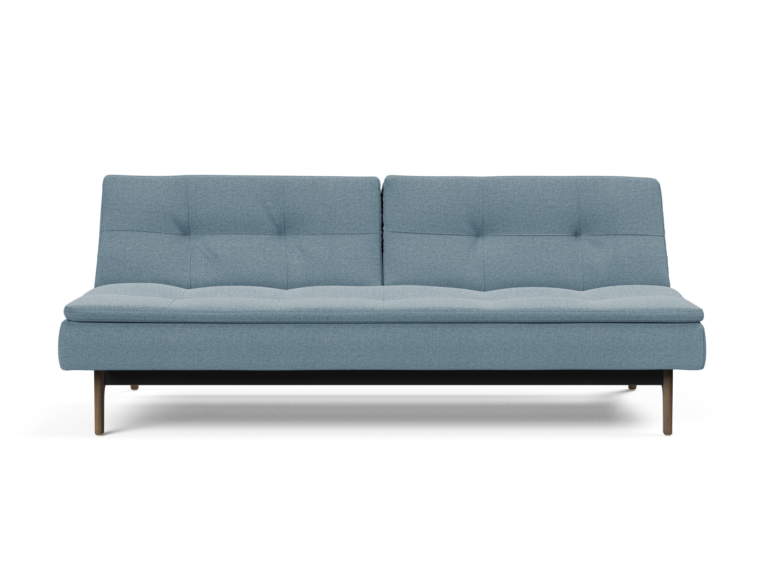 Dublexo Eik Fabric Sofa Bed w/Smoked Oak Legs