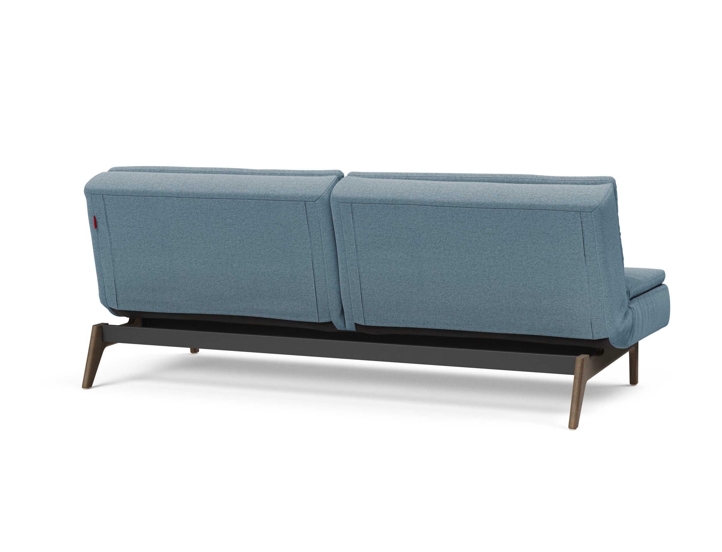 Dublexo Eik Fabric Sofa Bed w/Smoked Oak Legs