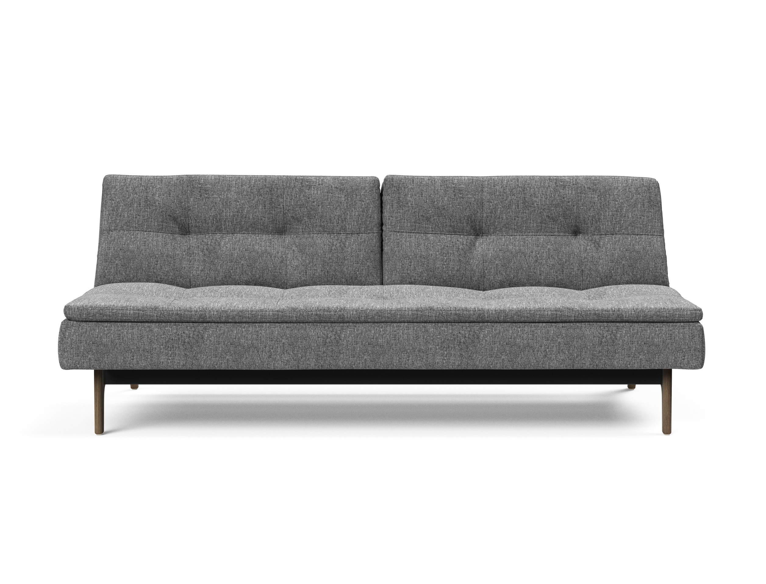 Dublexo Eik Fabric Sofa Bed w/Smoked Oak Legs