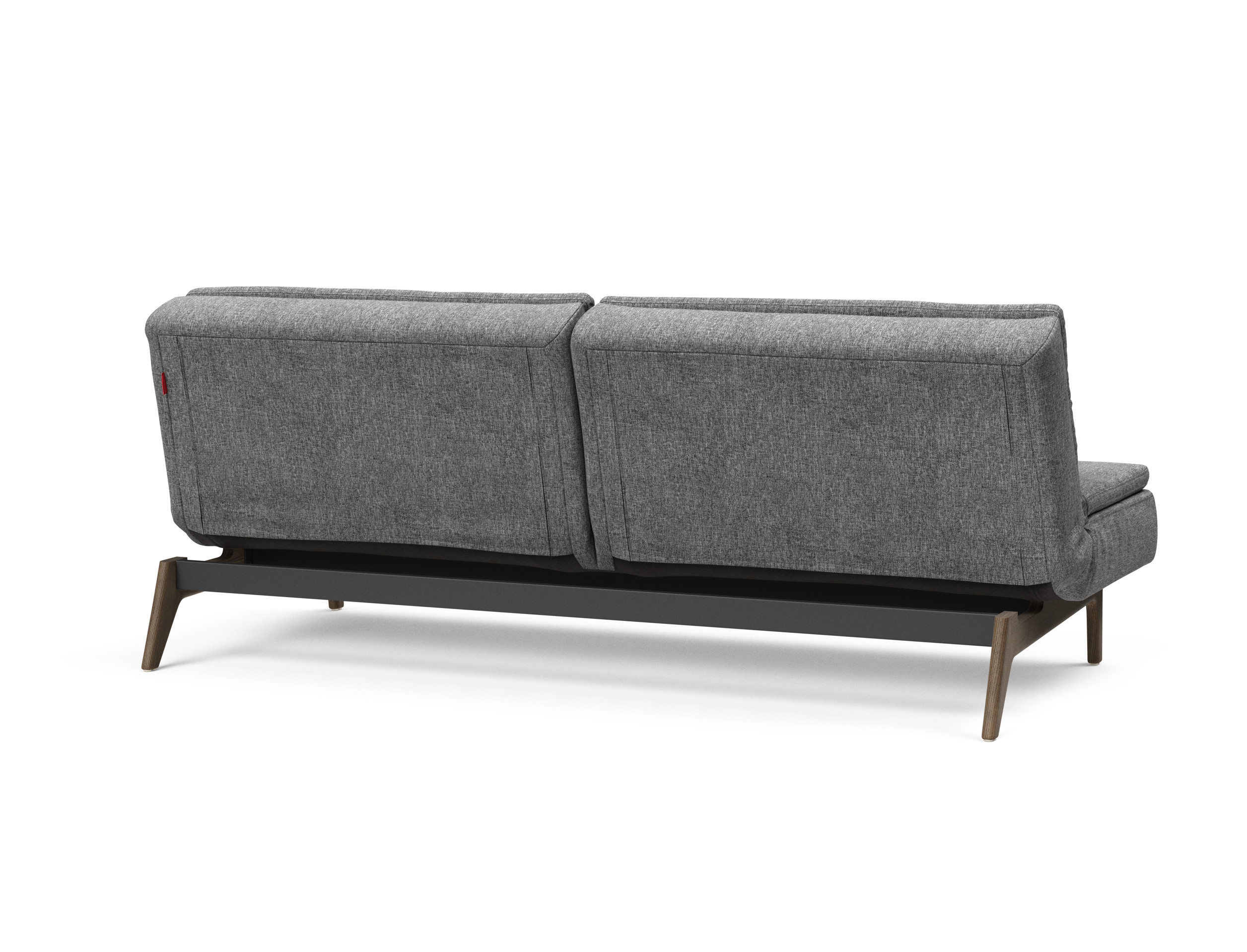Dublexo Eik Fabric Sofa Bed w/Smoked Oak Legs
