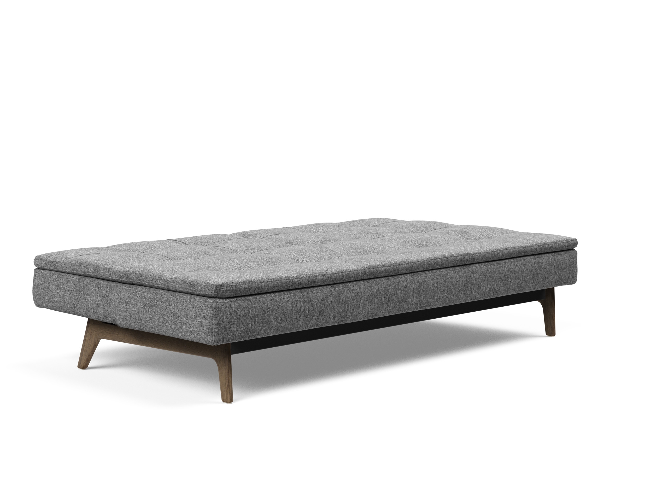 Dublexo Eik Fabric Sofa Bed w/Smoked Oak Legs