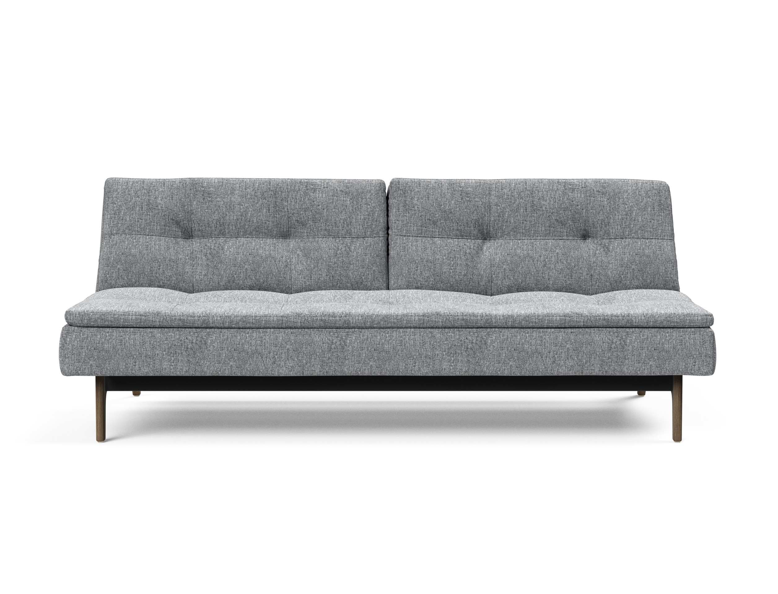 Dublexo Eik Fabric Sofa Bed w/Smoked Oak Legs