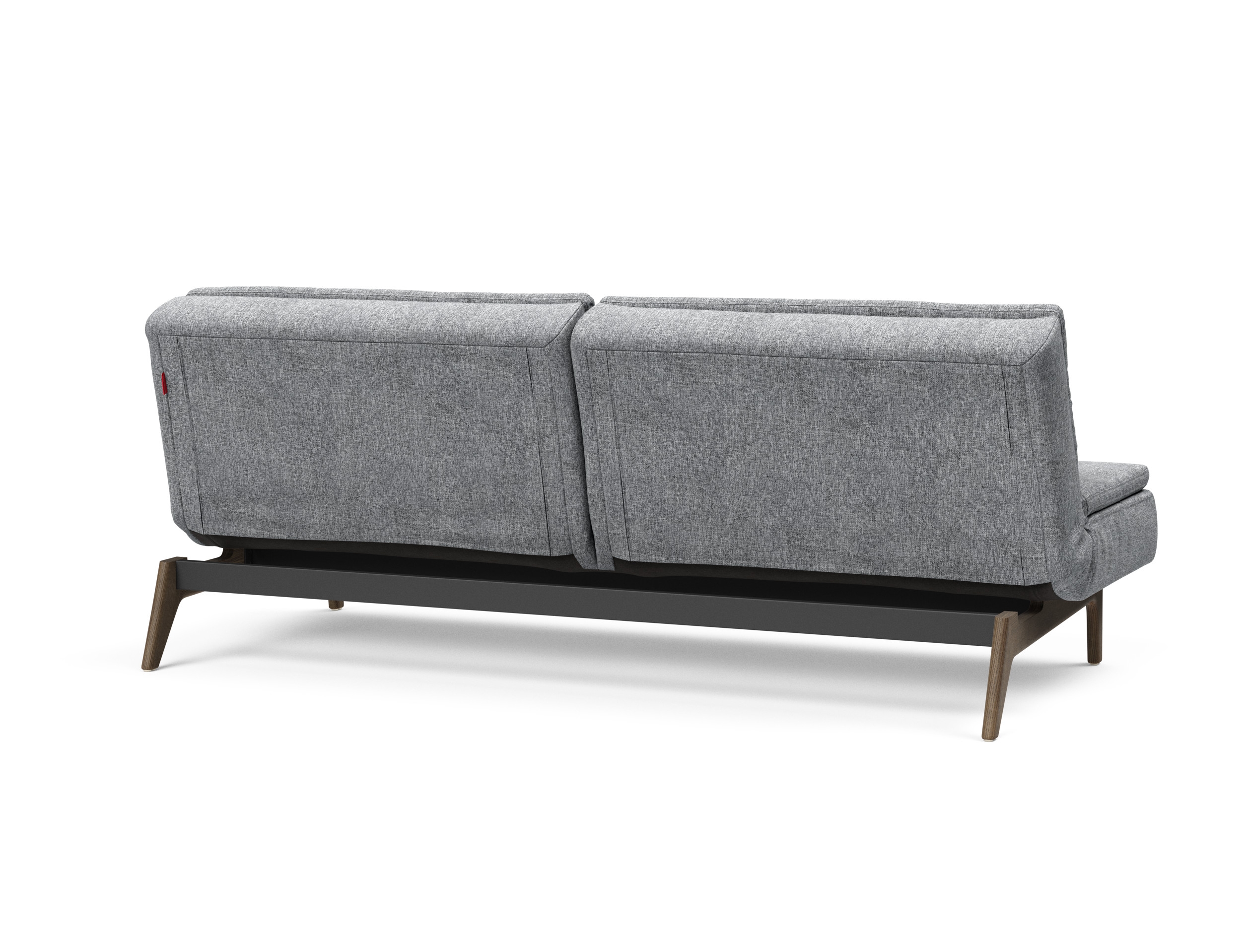 Dublexo Eik Fabric Sofa Bed w/Smoked Oak Legs