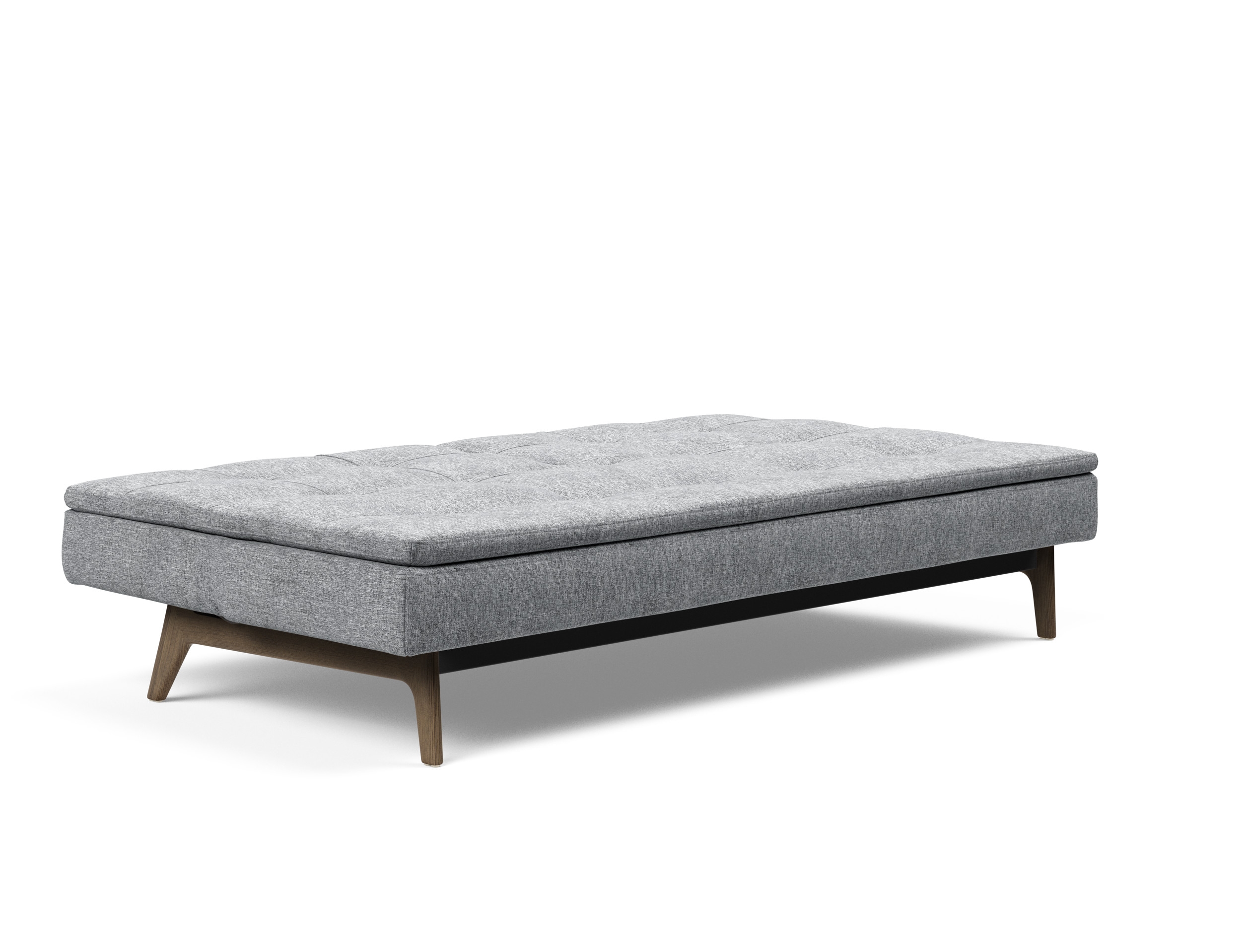 Dublexo Eik Fabric Sofa Bed w/Smoked Oak Legs