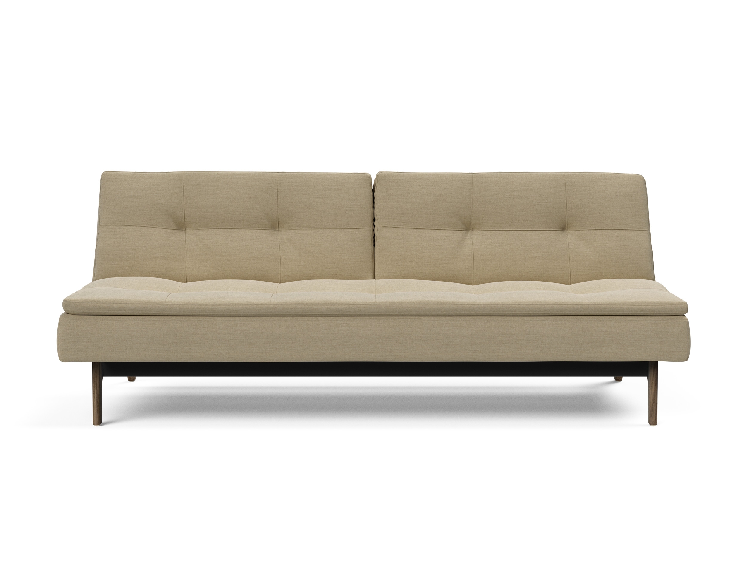 Dublexo Eik Fabric Sofa Bed w/Smoked Oak Legs