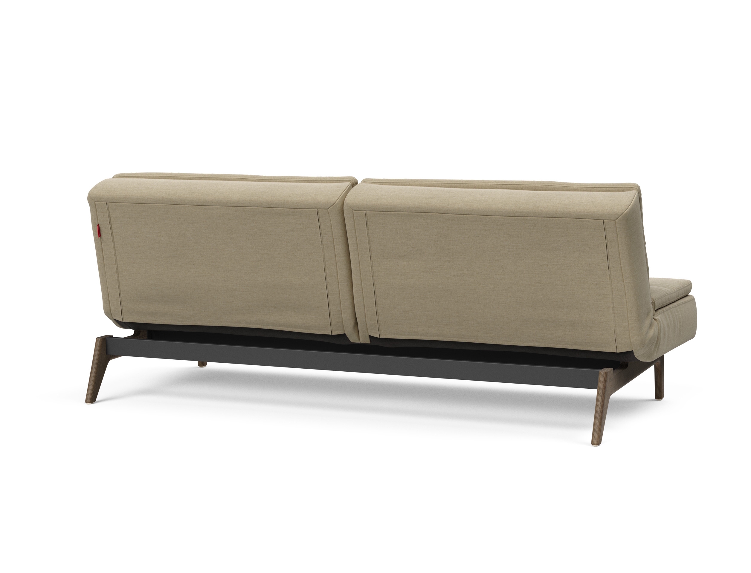 Dublexo Eik Fabric Sofa Bed w/Smoked Oak Legs