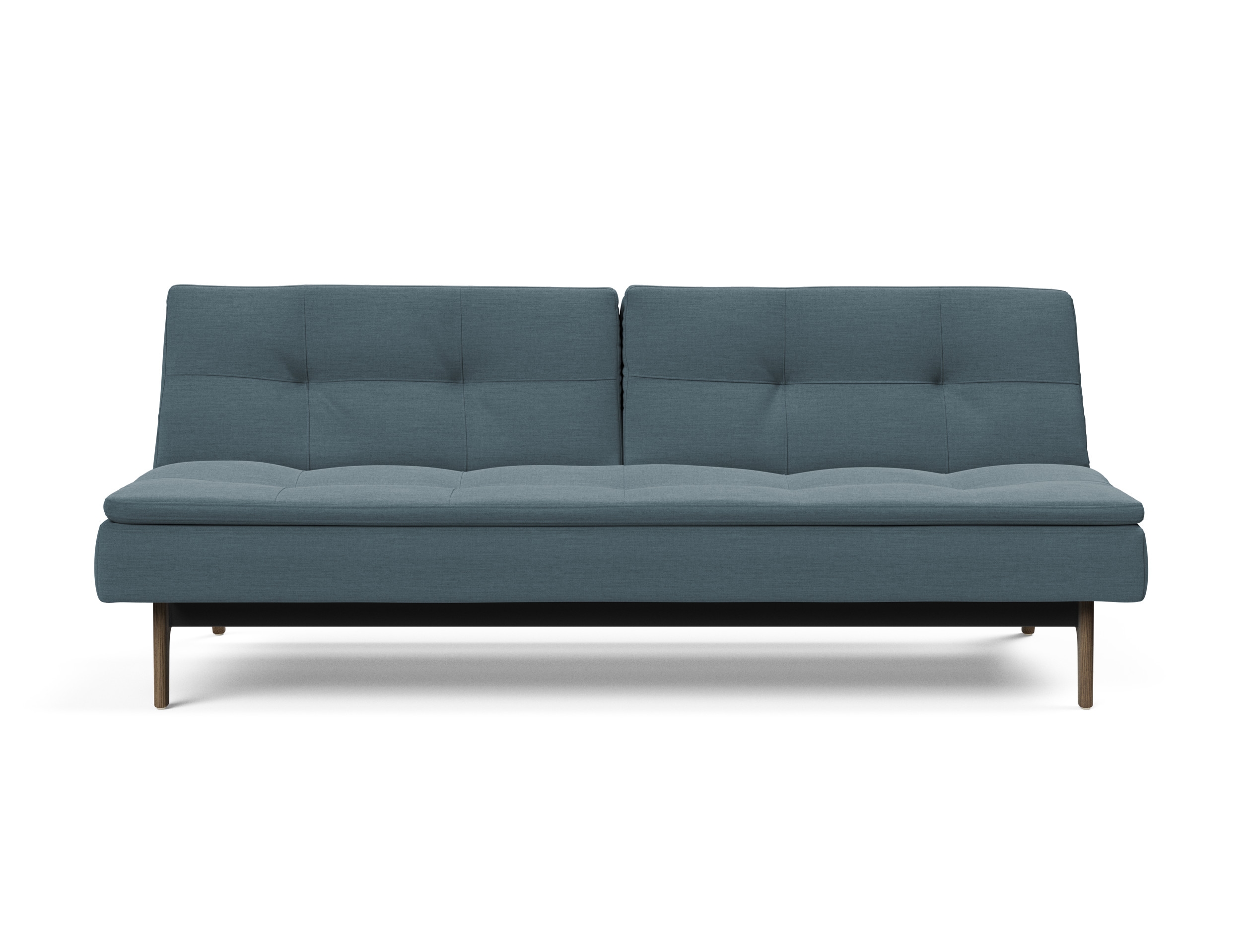 Dublexo Eik Fabric Sofa Bed w/Smoked Oak Legs
