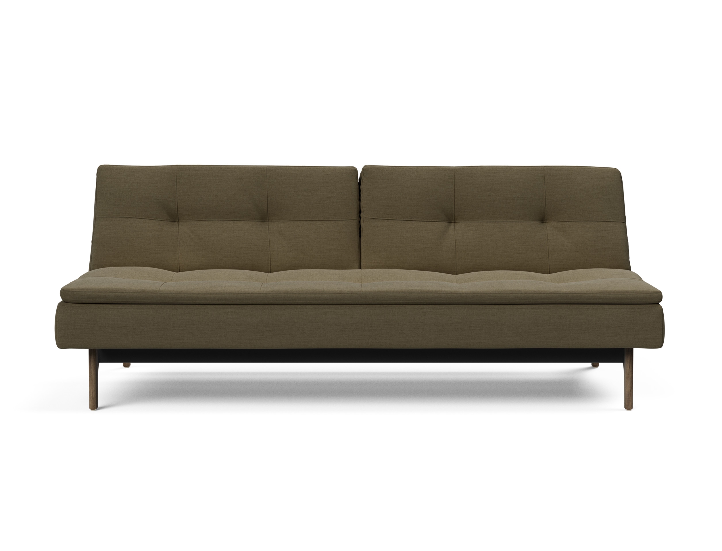 Dublexo Eik Fabric Sofa Bed w/Smoked Oak Legs