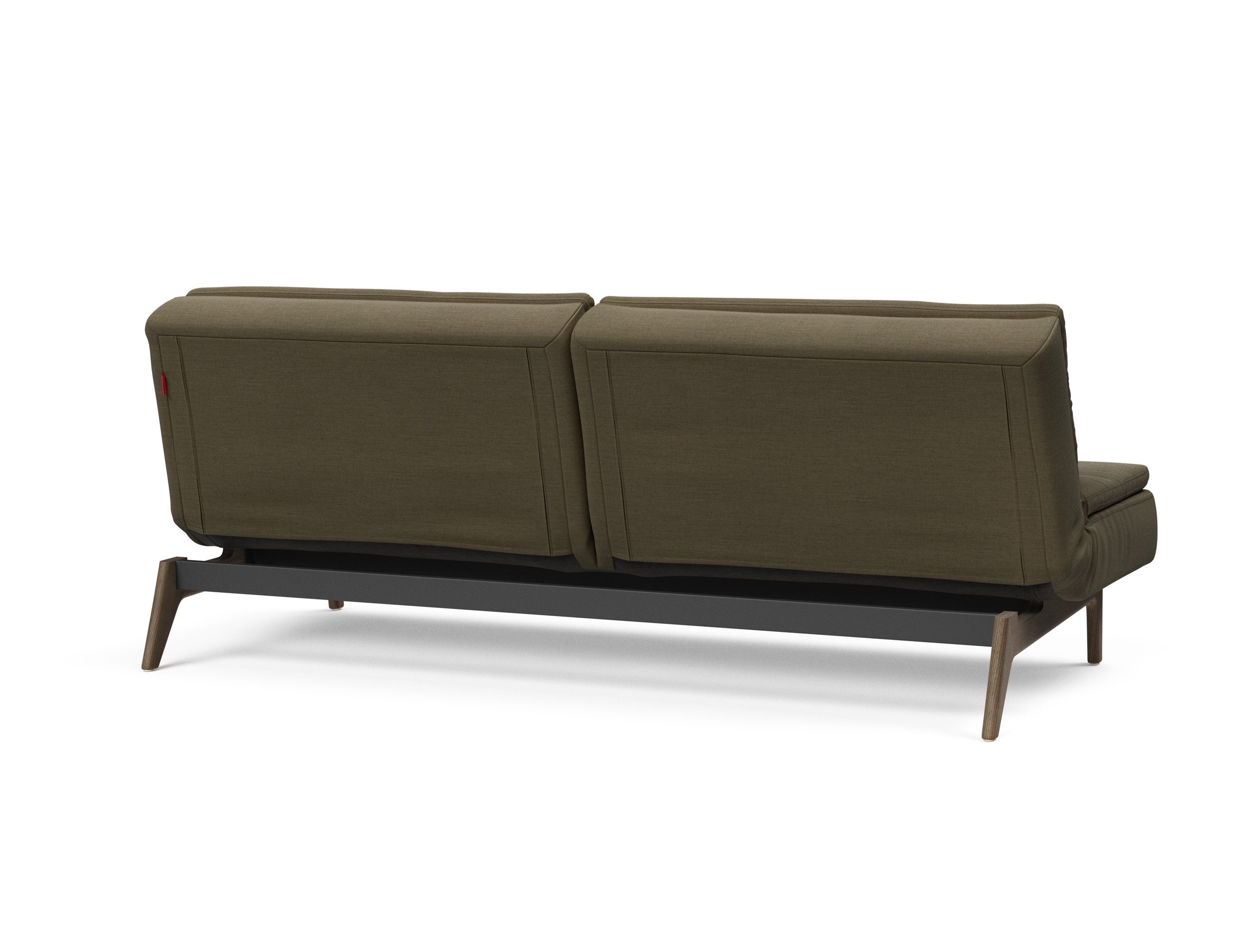 Dublexo Eik Fabric Sofa Bed w/Smoked Oak Legs