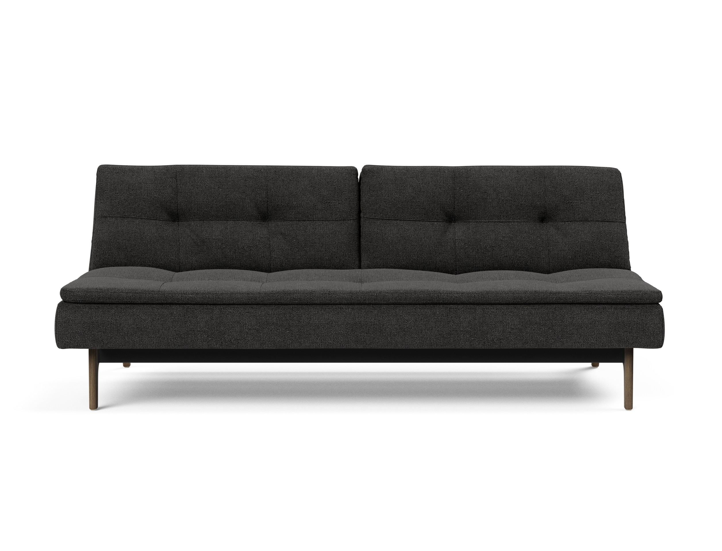Dublexo Eik Fabric Sofa Bed w/Smoked Oak Legs