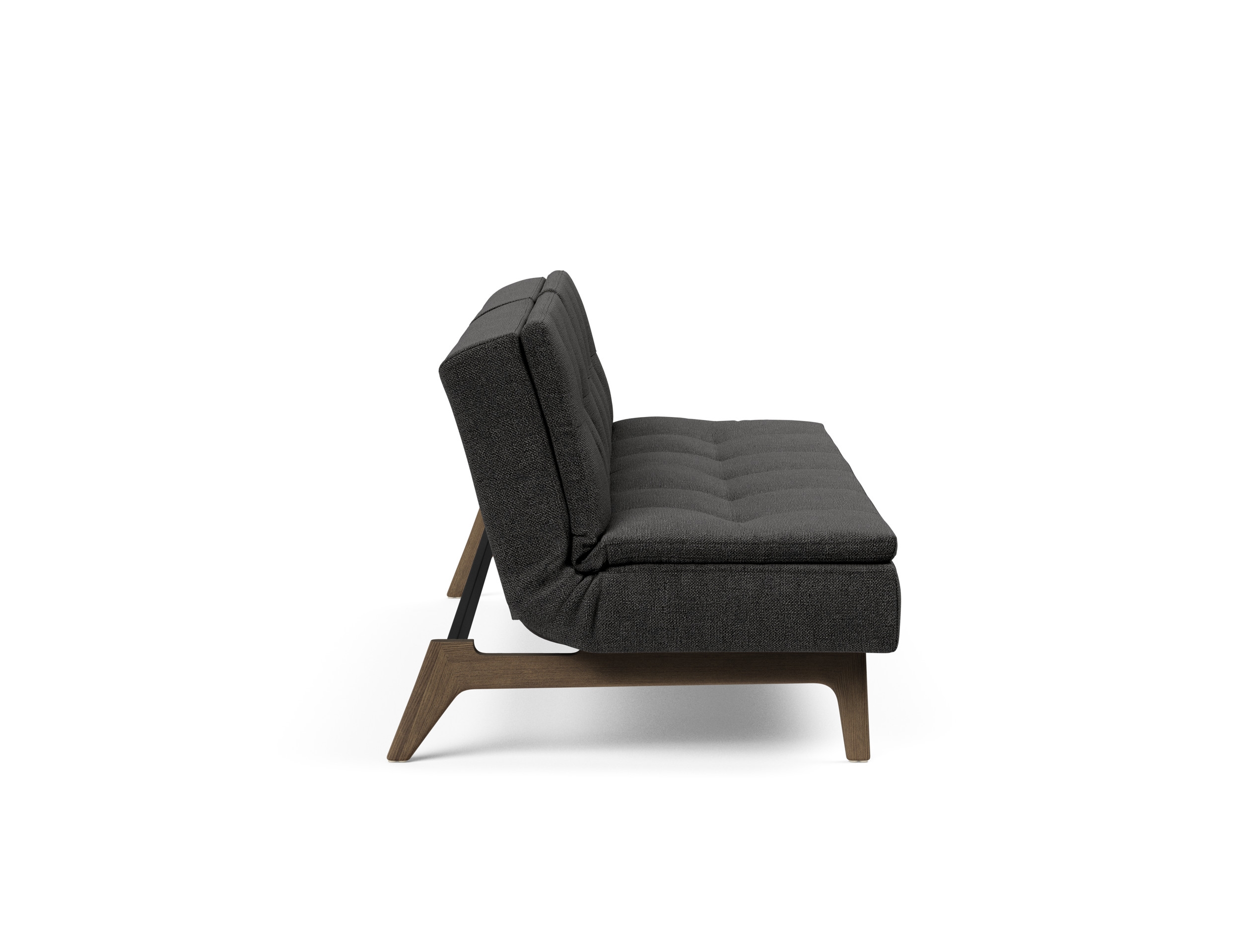 Dublexo Eik Fabric Sofa Bed w/Smoked Oak Legs