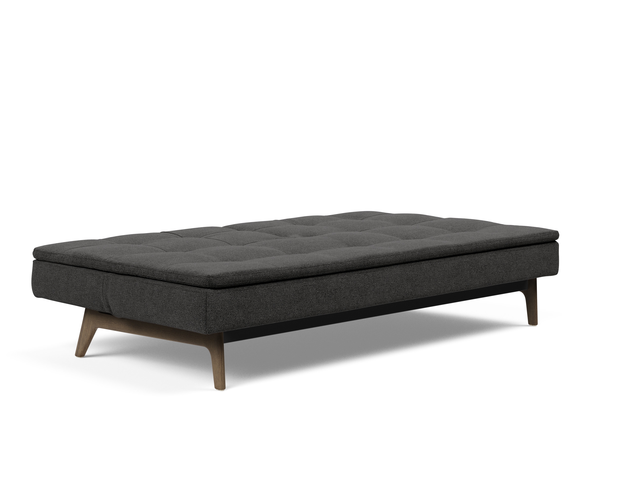 Dublexo Eik Fabric Sofa Bed w/Smoked Oak Legs