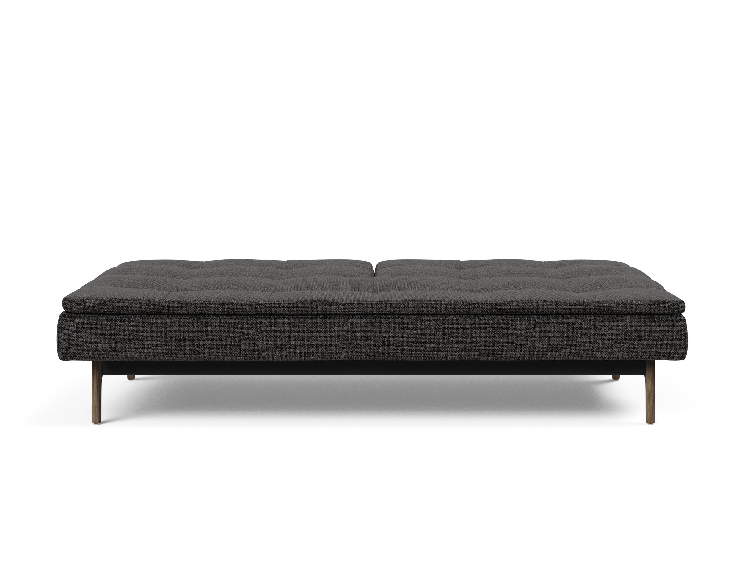 Dublexo Eik Fabric Sofa Bed w/Smoked Oak Legs